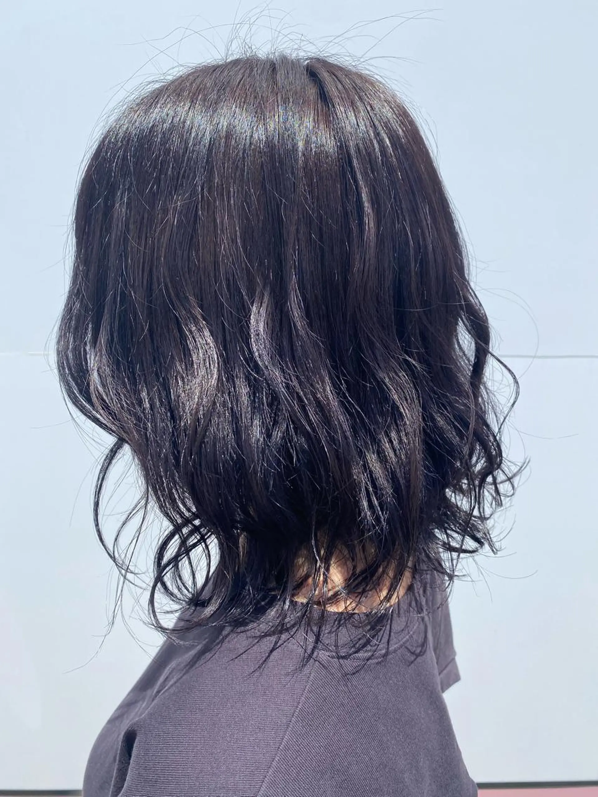 ミディアム カラー 💘韓国カラー💘 クルミのヘアスタイル