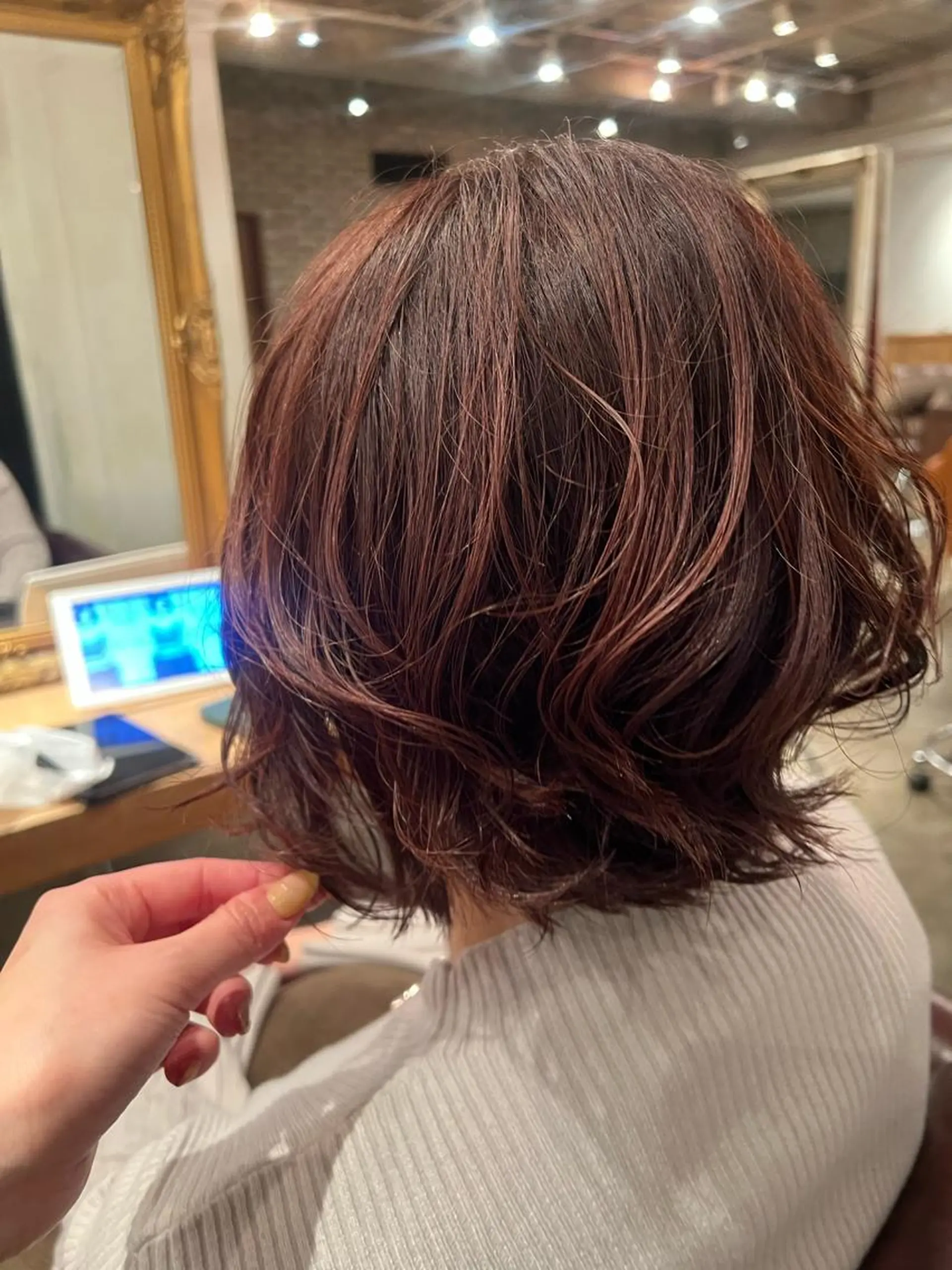 ショート ピンクブラウン NAO🌿似合わせ トレンドhairのヘアスタイル