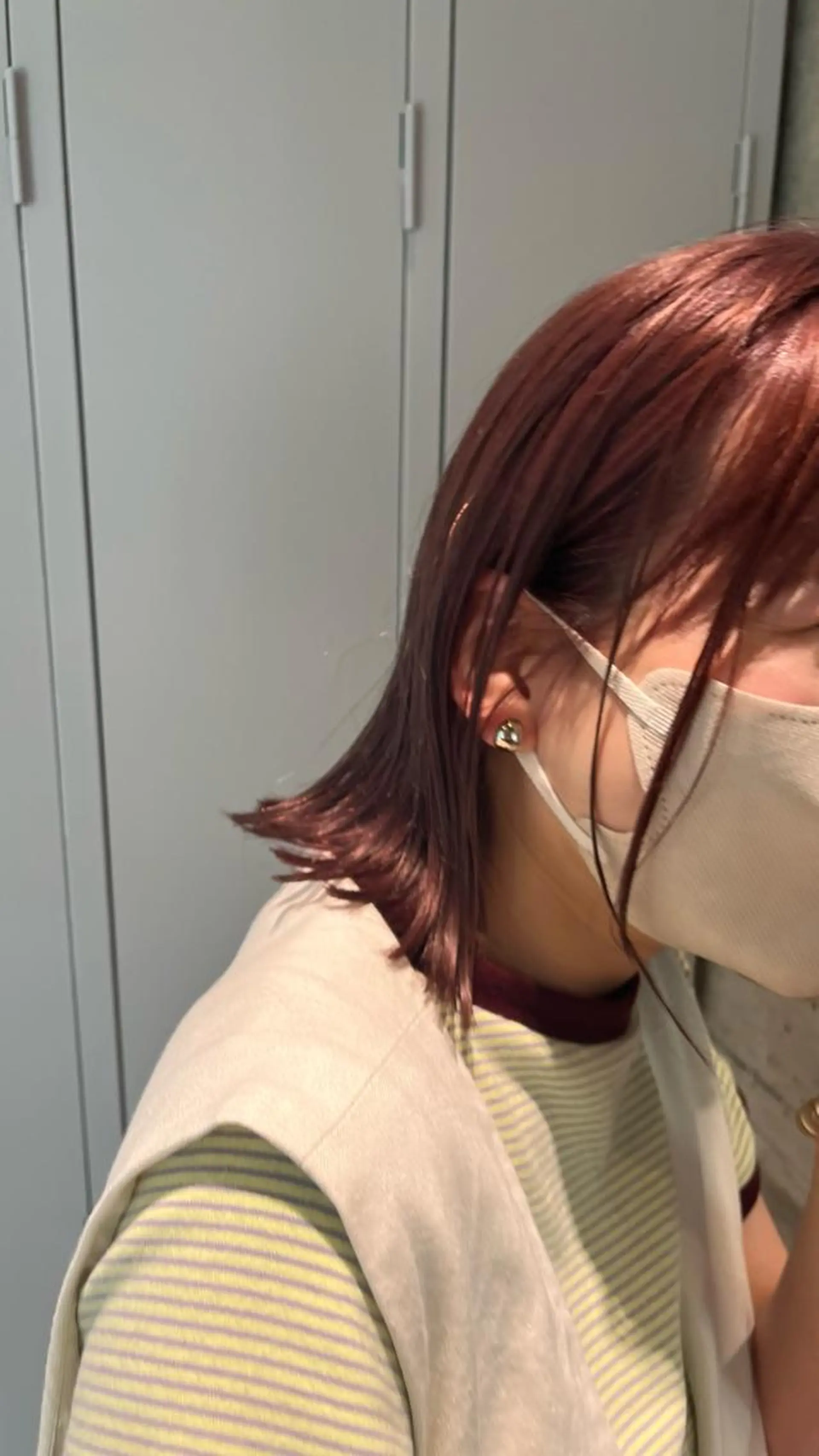 ミディアム KOCHAB 中村穂風のヘアスタイル