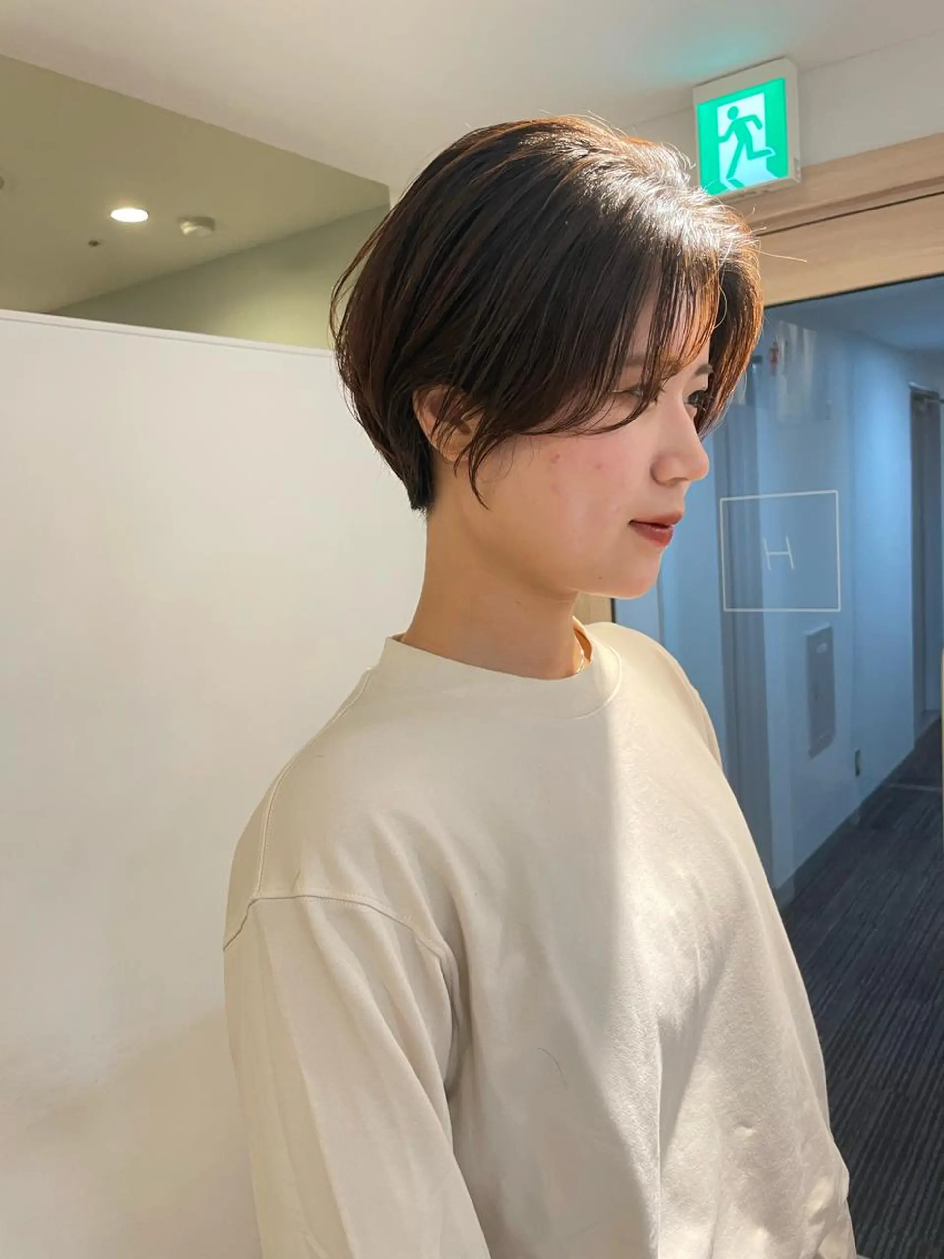 ショート 大迫 江梨のヘアスタイル