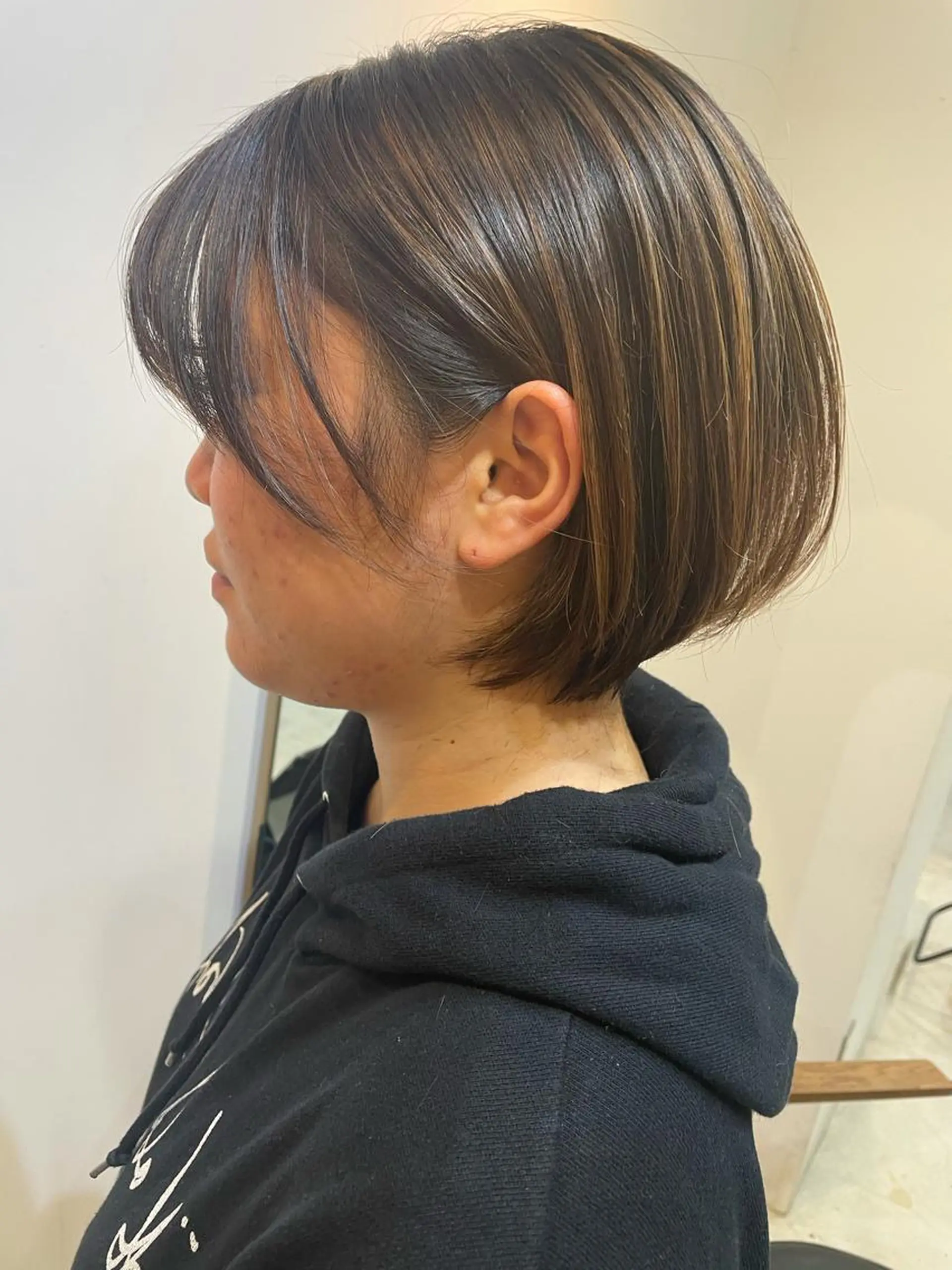 ショート カラー ショートボブ ハイライトカラー ボブ ハイライト ショートヘア 中目黒🌼 🌼ハナのヘアスタイル