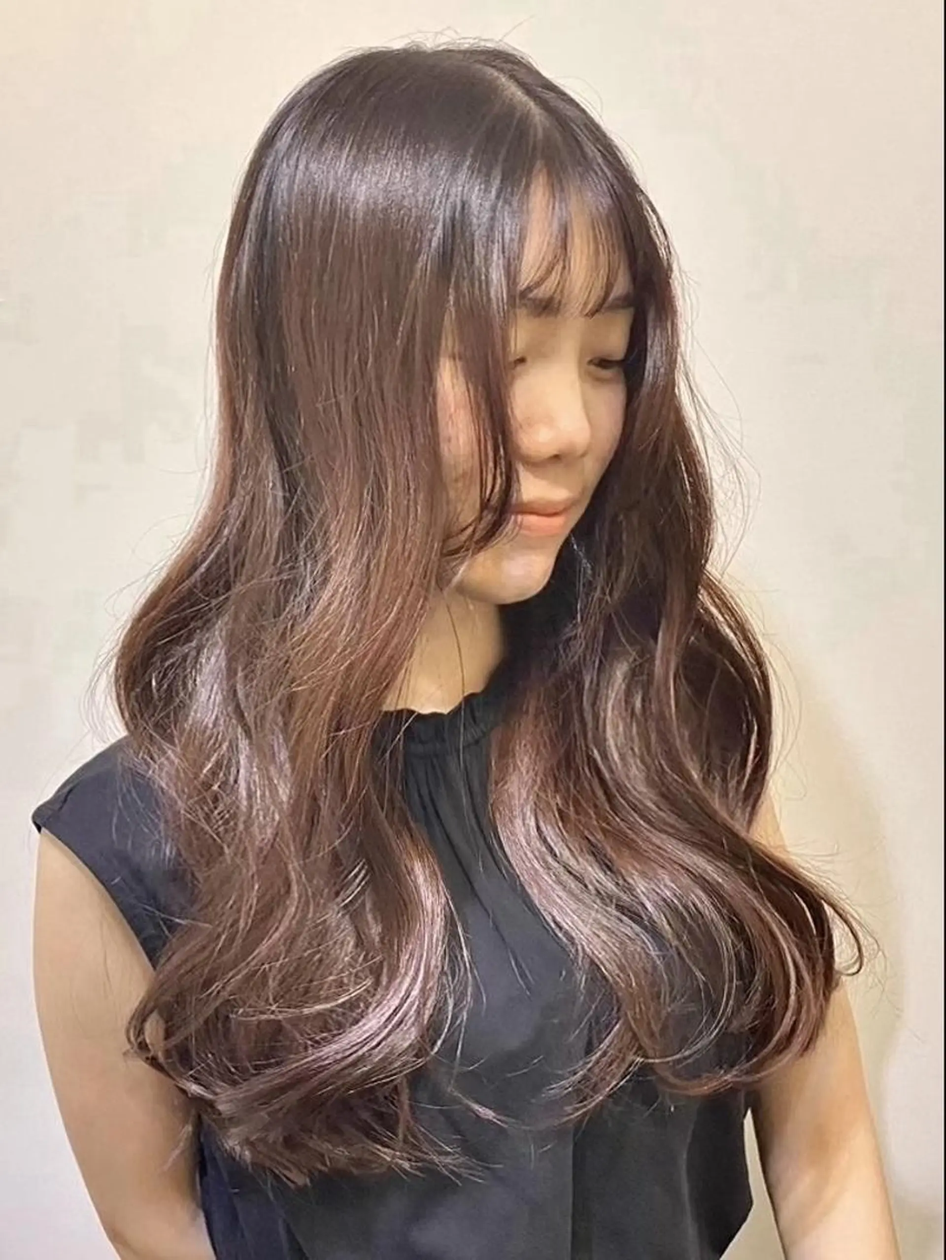 ロング カラー ヘアカラー トリートメント プチプラ&ハイクオ リティ✰Lilly✰のヘアスタイル