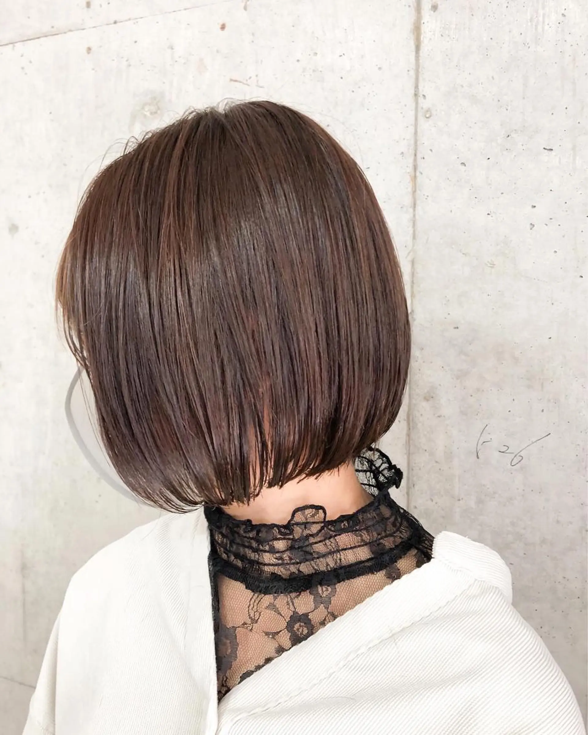 ショート ボブ×縮毛矯正 ryotaのヘアスタイル