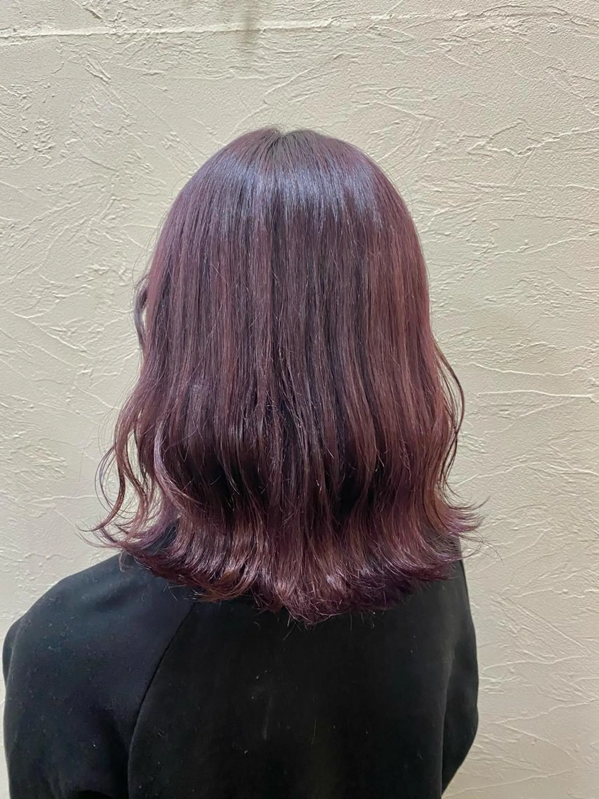 ミディアム カラー カシス ヘアカラー トリートメント ENIF ヤマグチアツコのヘアスタイル