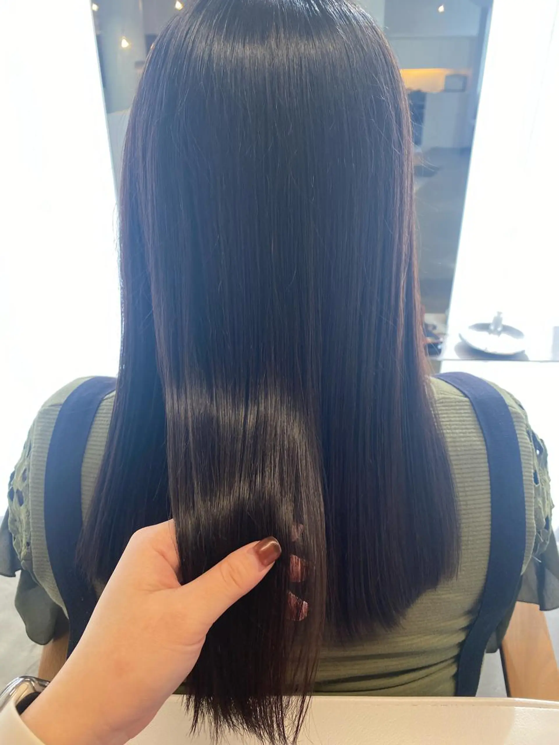 ロング 縮毛矯正 I nagiのヘアスタイル