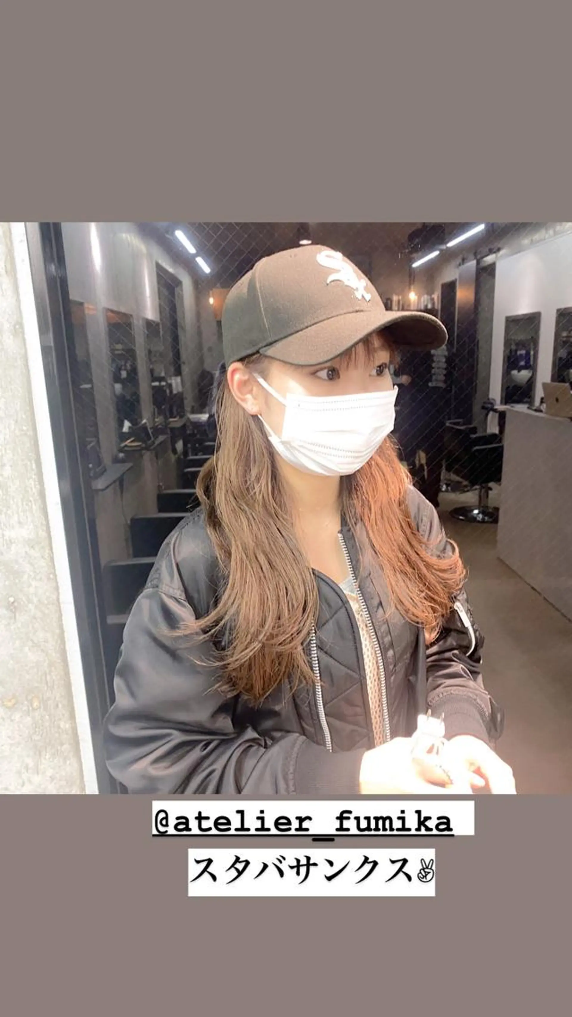 ロング 艶髪ブリーチ 永井竜也のヘアスタイル