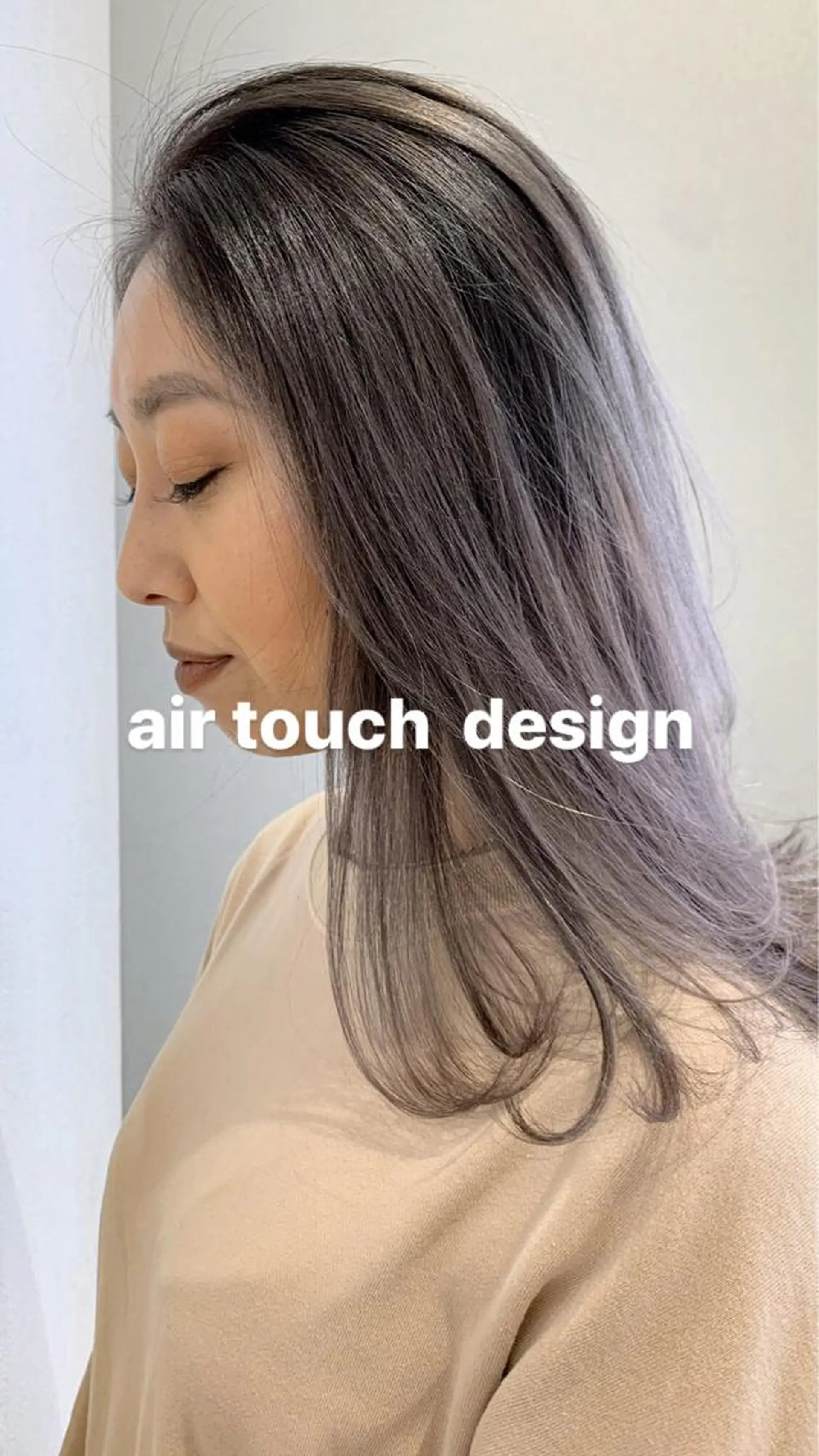 セミロング カラー ヘアアレンジ ヘアカラー トリートメント シアーベージュニスト 🥣大石亜里紗のヘアスタイル
