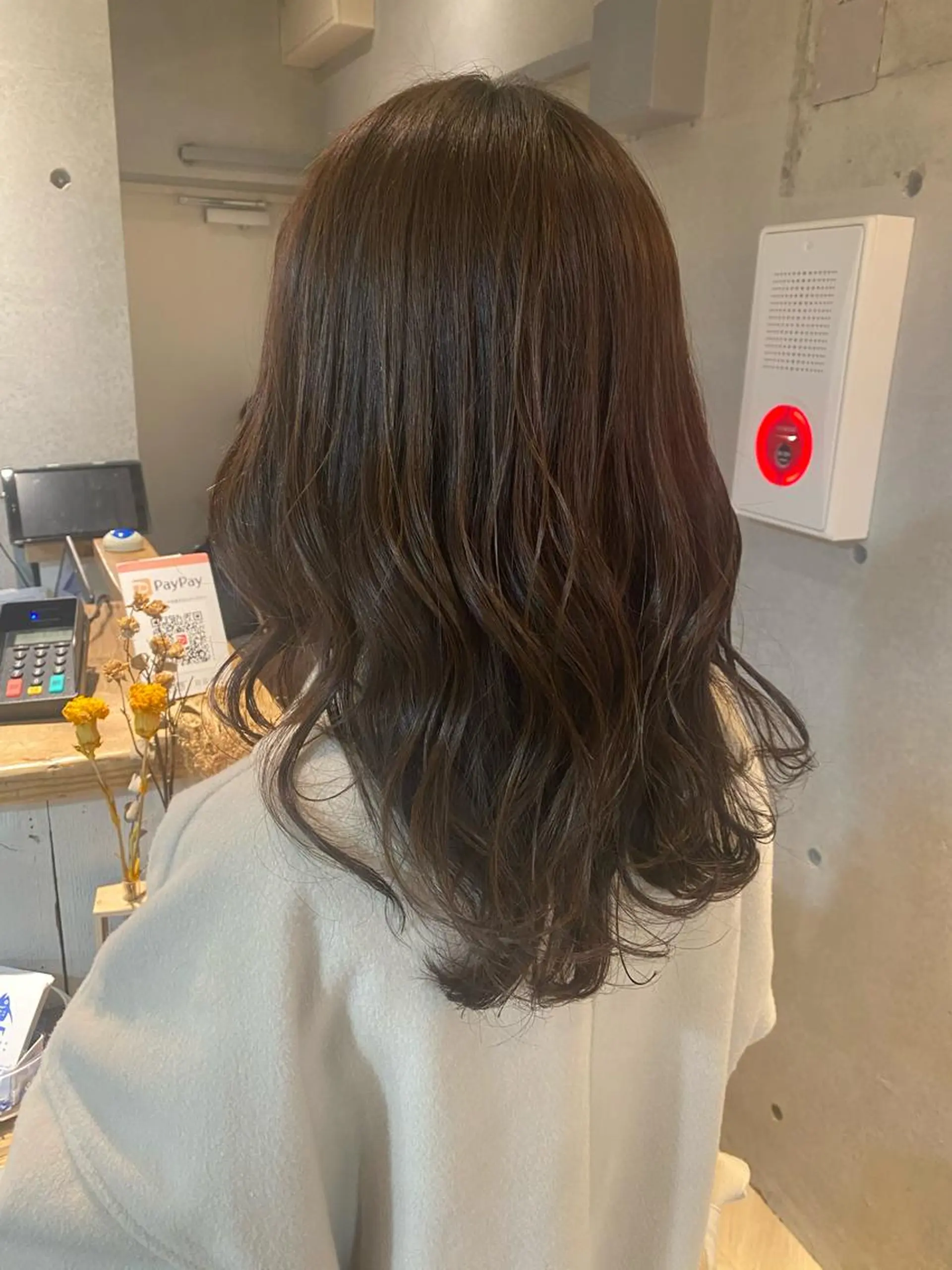 セミロング 似合わせカット カット ヘアカラー トリートメント 西山 恵太郎のヘアスタイル