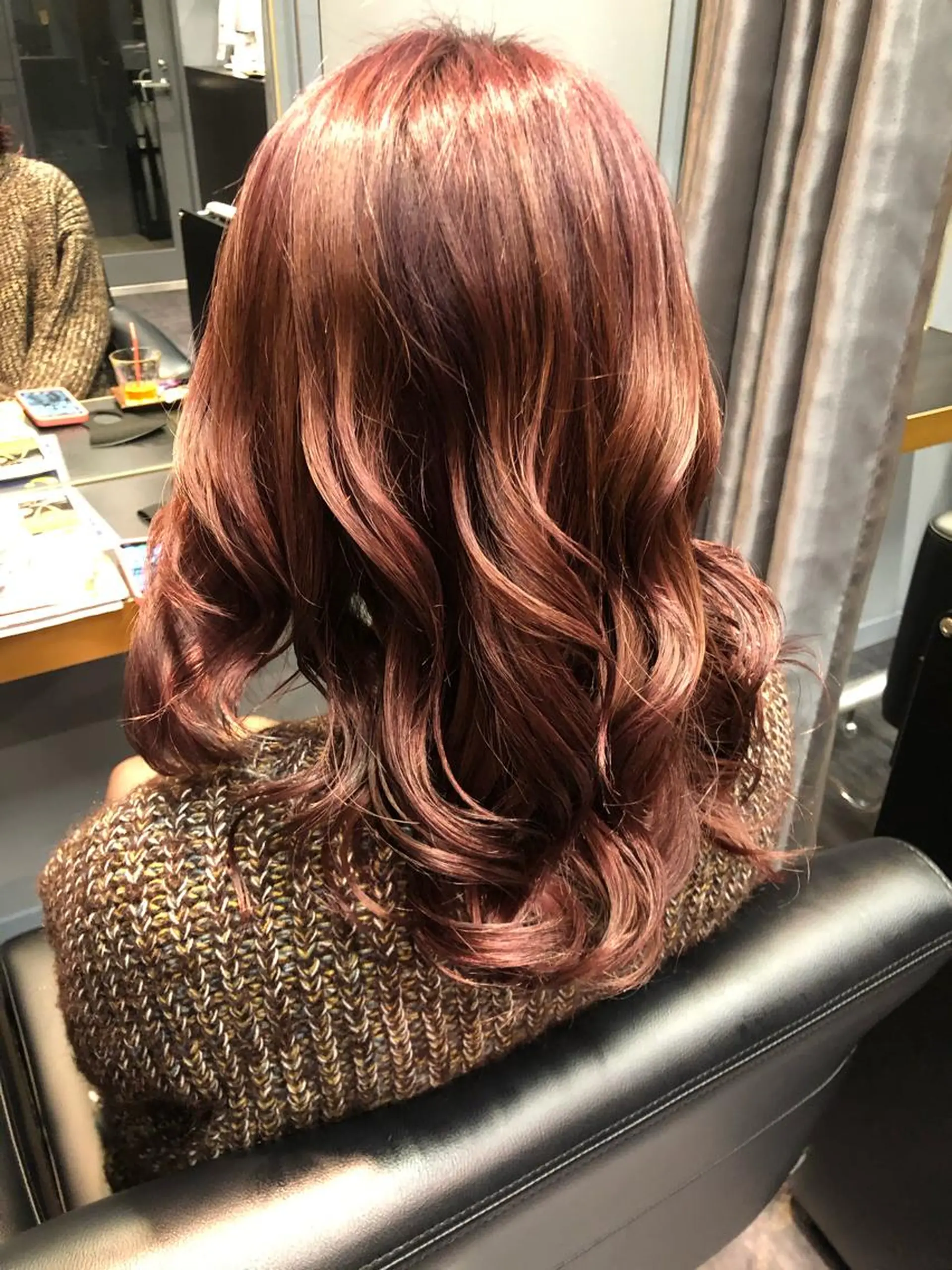ロング カラー ベージュカラー ピンクカラー ピンクベージュ カット ヘアカラー トリートメント 髪質改善/美髪矯 正ヤマモトハルキのヘアスタイル