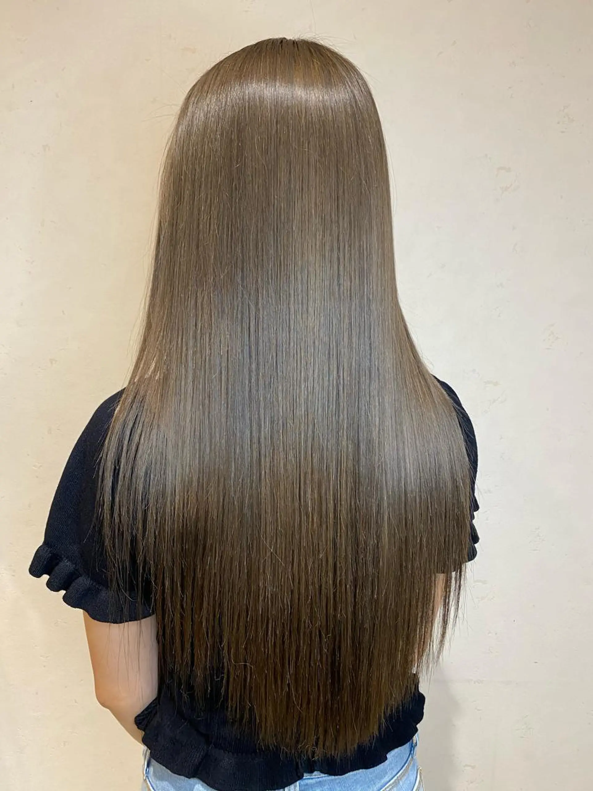ロング カラー ブリーチ トリートメント 酸熱トリートメント ダブルカラー🎀池袋 RUKAのヘアスタイル
