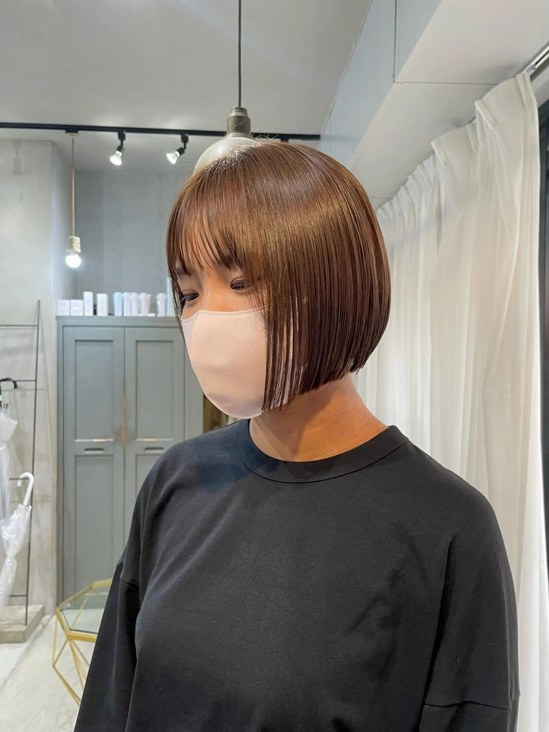 ショート カラー ヘアアレンジ ブリーチ ブリーチなしカラー 才下 ゆいのヘアスタイル