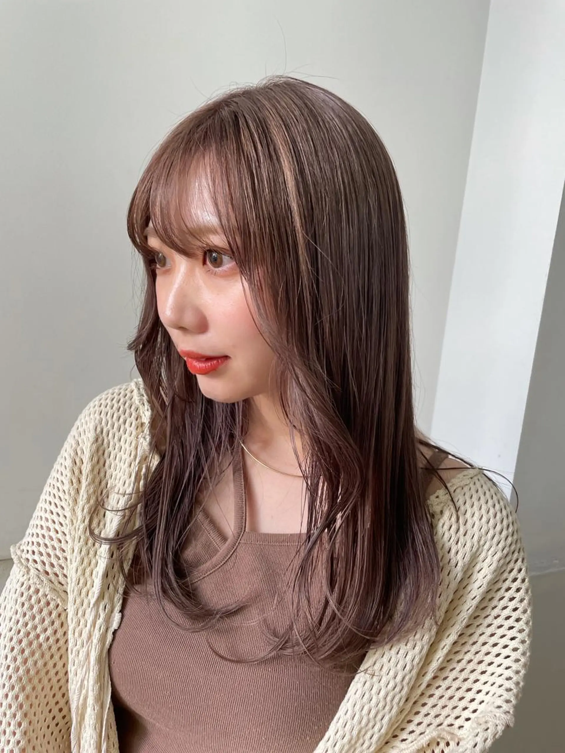 ロング カラー ヘアカラー トリートメント 【淡色color/ nail】maikoのネイルデザイン
