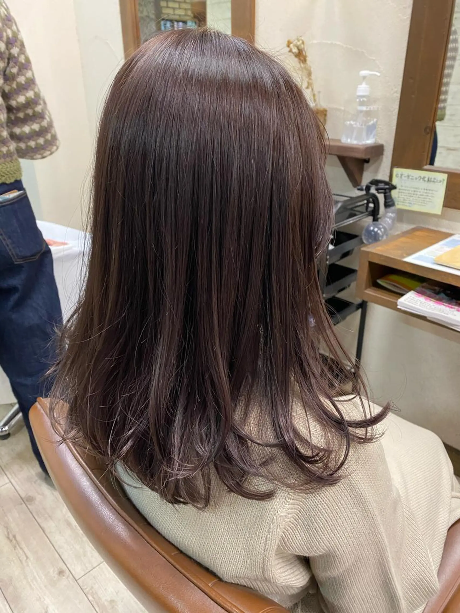 セミロング カラー 透明感カラー ラベンダーカラー カット ヘアカラー ｲﾁｶﾜ ﾐｵ/ minim hairのヘアスタイル