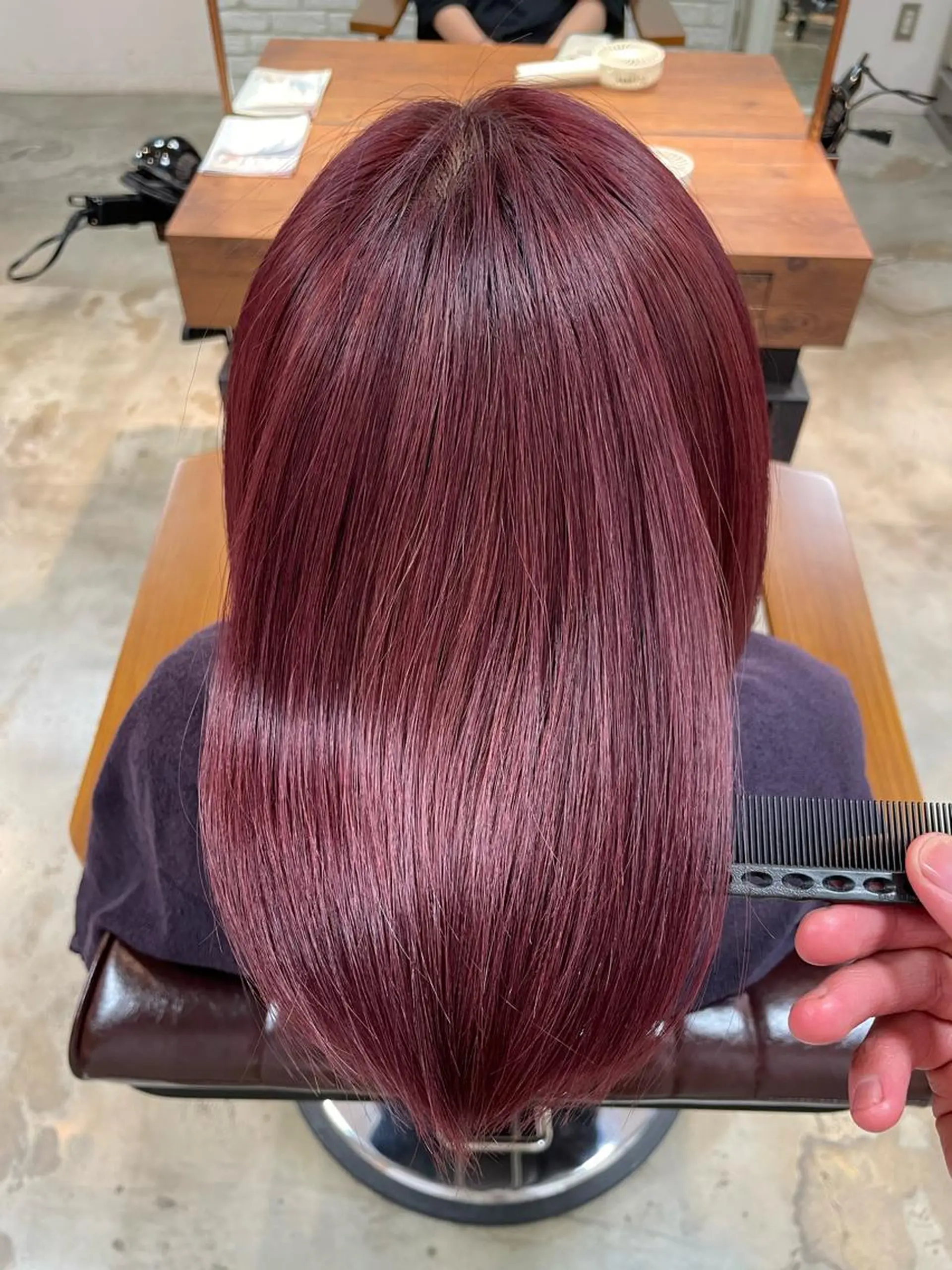 ミディアム amber池袋所属・美髪矯正・ブリーチ 矯正🫧秋元ゆたかのヘアスタイル