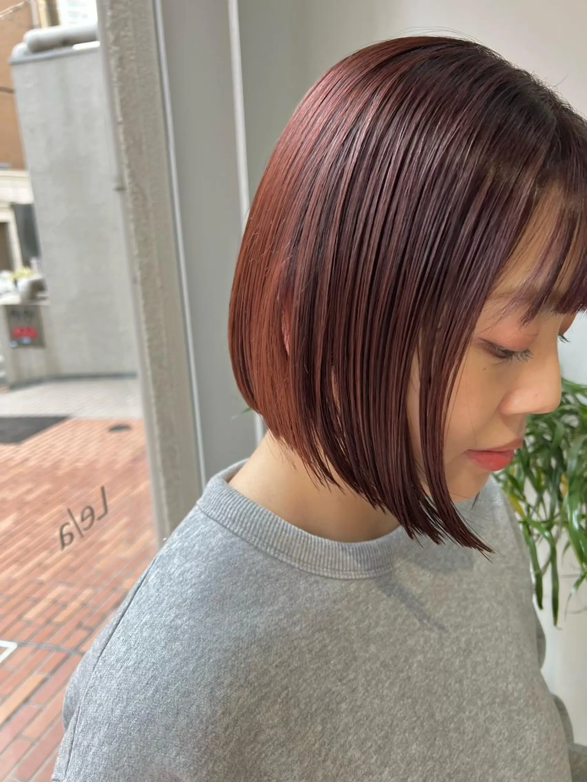 ショート カラー le'a所属・谷町/Le'a /竹原しおなのヘアスタイル