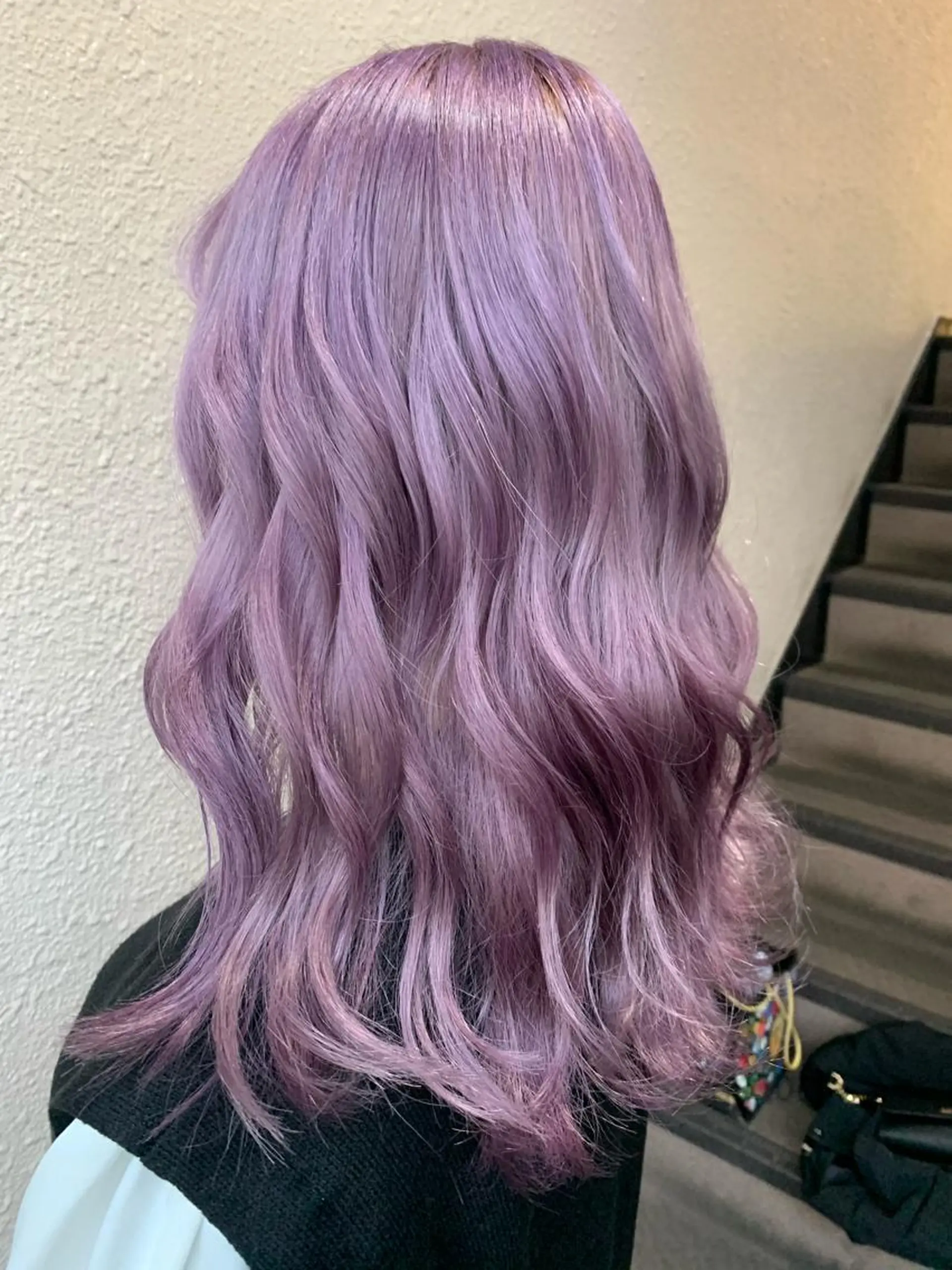 セミロング パープルカラー ヘアカラー サロウィン千葉所属・サロウィン千葉店 Toshikiのヘアスタイル