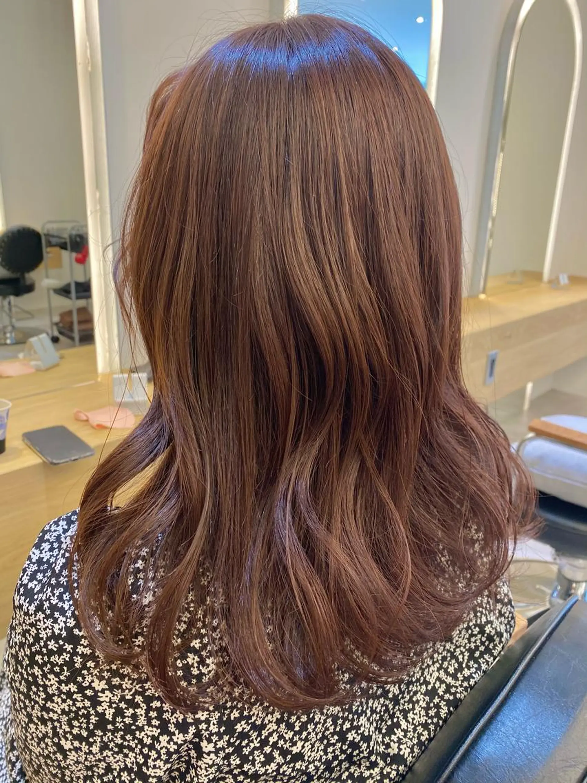 セミロング カット ヘアカラー トリートメント ♡可愛い艶髪特化♡ 艶髪先生のヘアスタイル