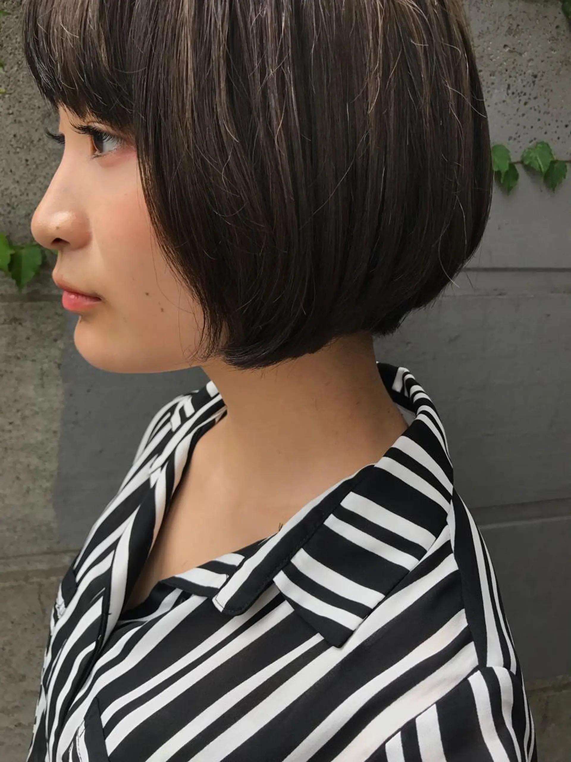 ショート カラー ボブ ショートカット🍃 岡元瑞貴のヘアスタイル