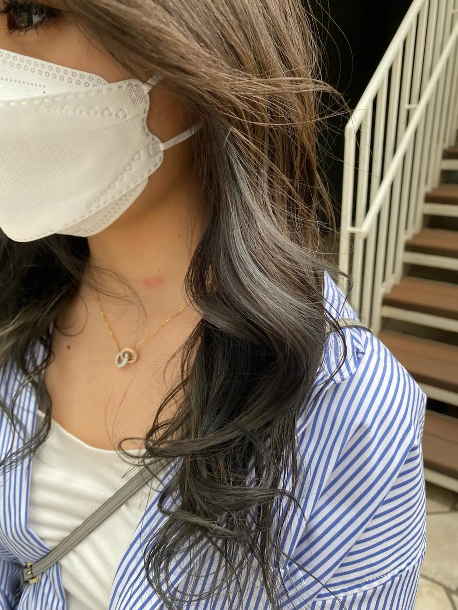 ロング カラー ハイライトカラー ハイライト ohana所属・中尾 綺のヘアスタイル