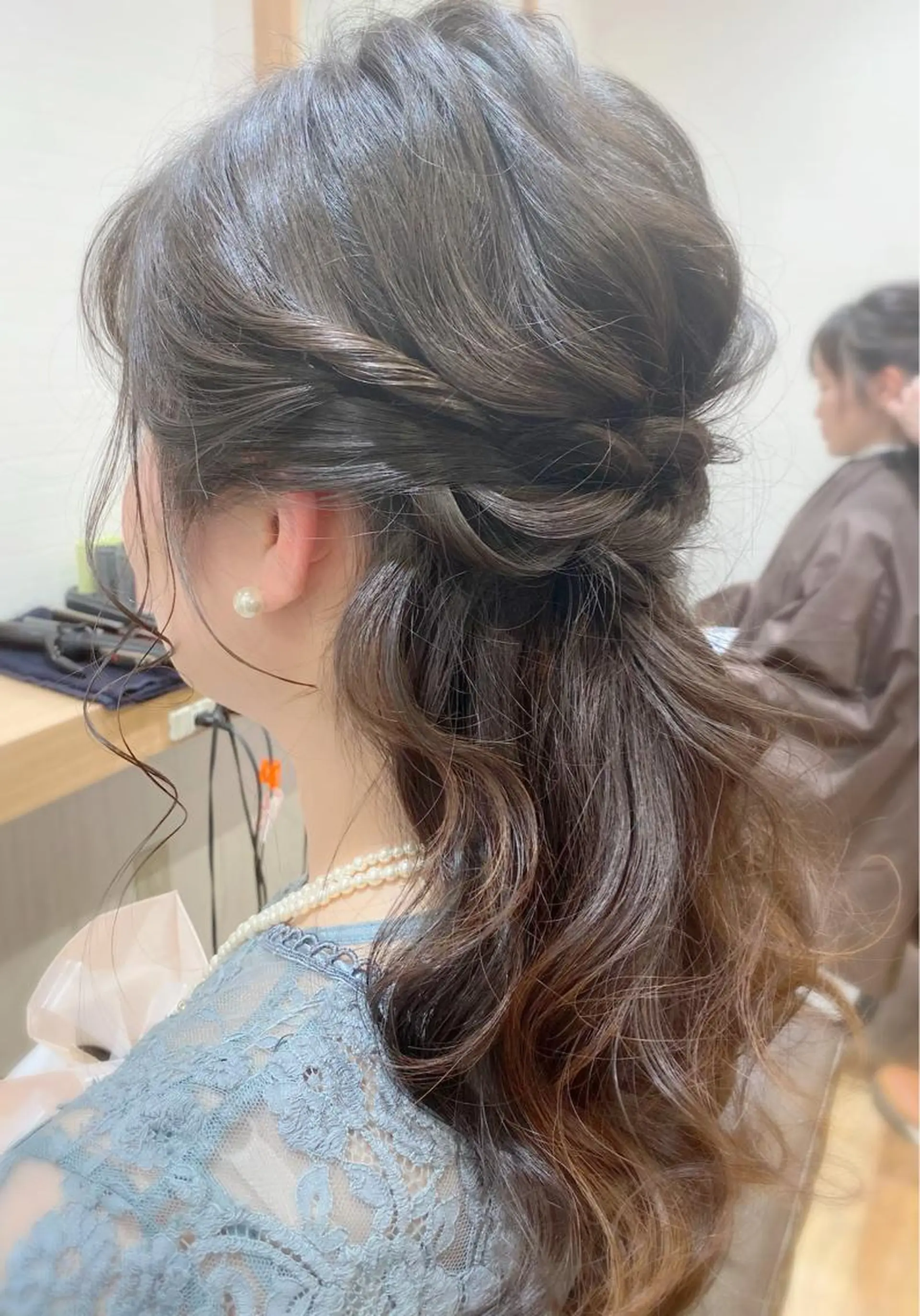 ヘアアレンジ ハーフアップ ヘアセット GRANLUSSO 〜グランルッソ駅前店所属・木口 嘉美のヘアスタイル