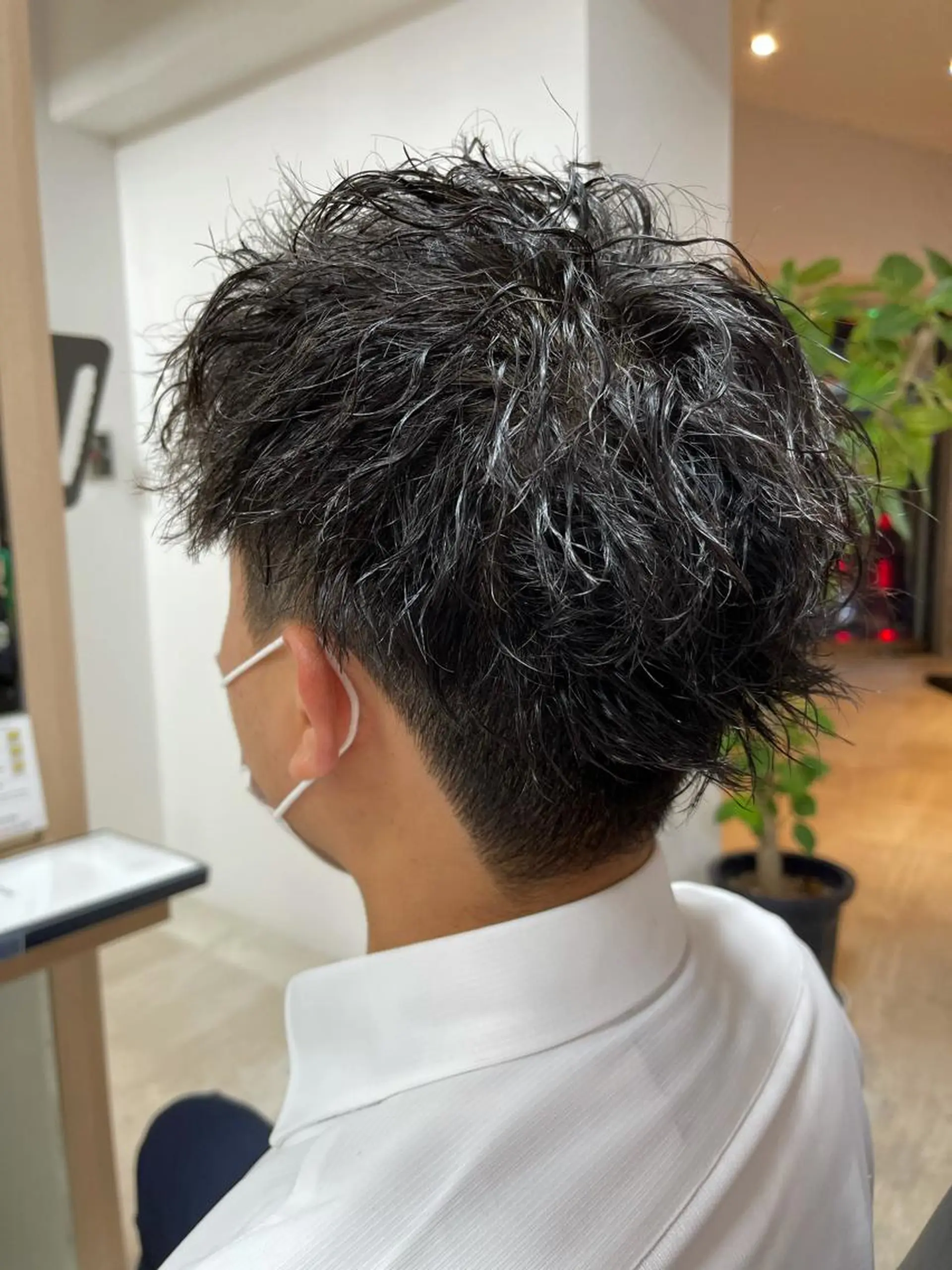 ショート パーマ メンズ 刈り上げ 🫧似合わせカット 立川TOSHIKIのヘアスタイル