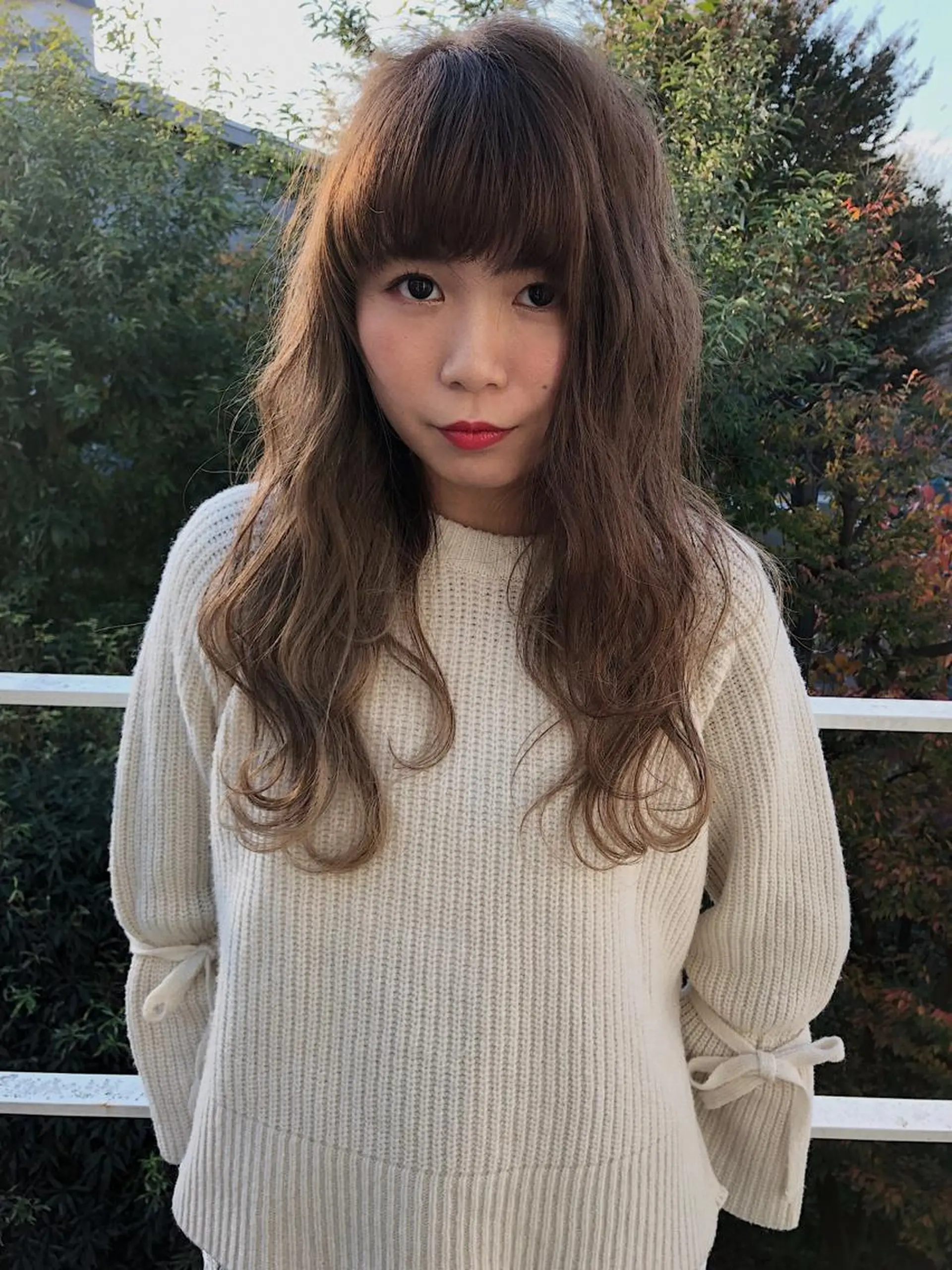 セミロング カラー ベージュカラー ハイライトカラー ハイライト カットが得意 🫧ショートボブ🫧のヘアスタイル