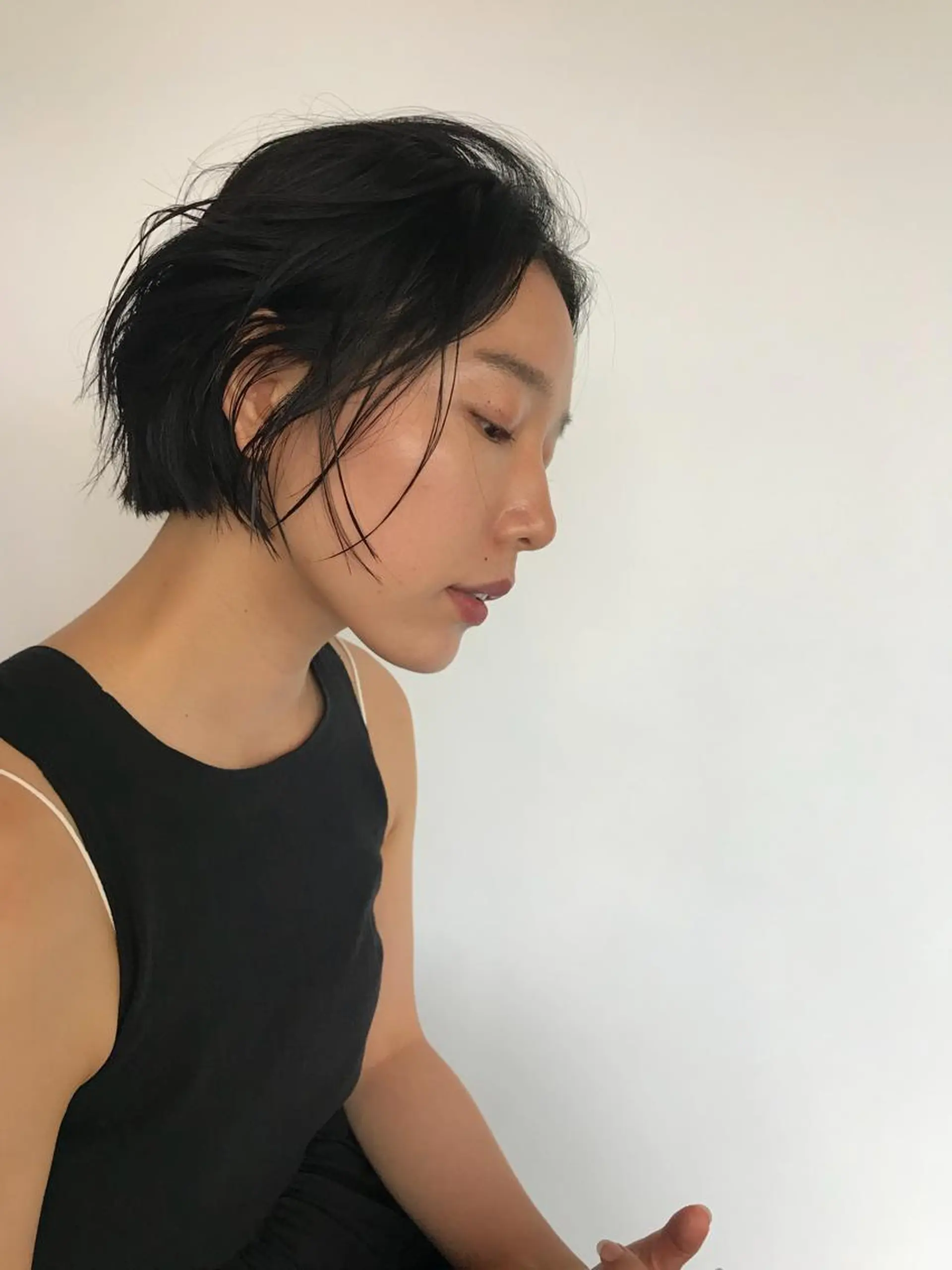ミディアム カラー パーマ FRAME所属・FRAME 名古屋市北区のヘアスタイル