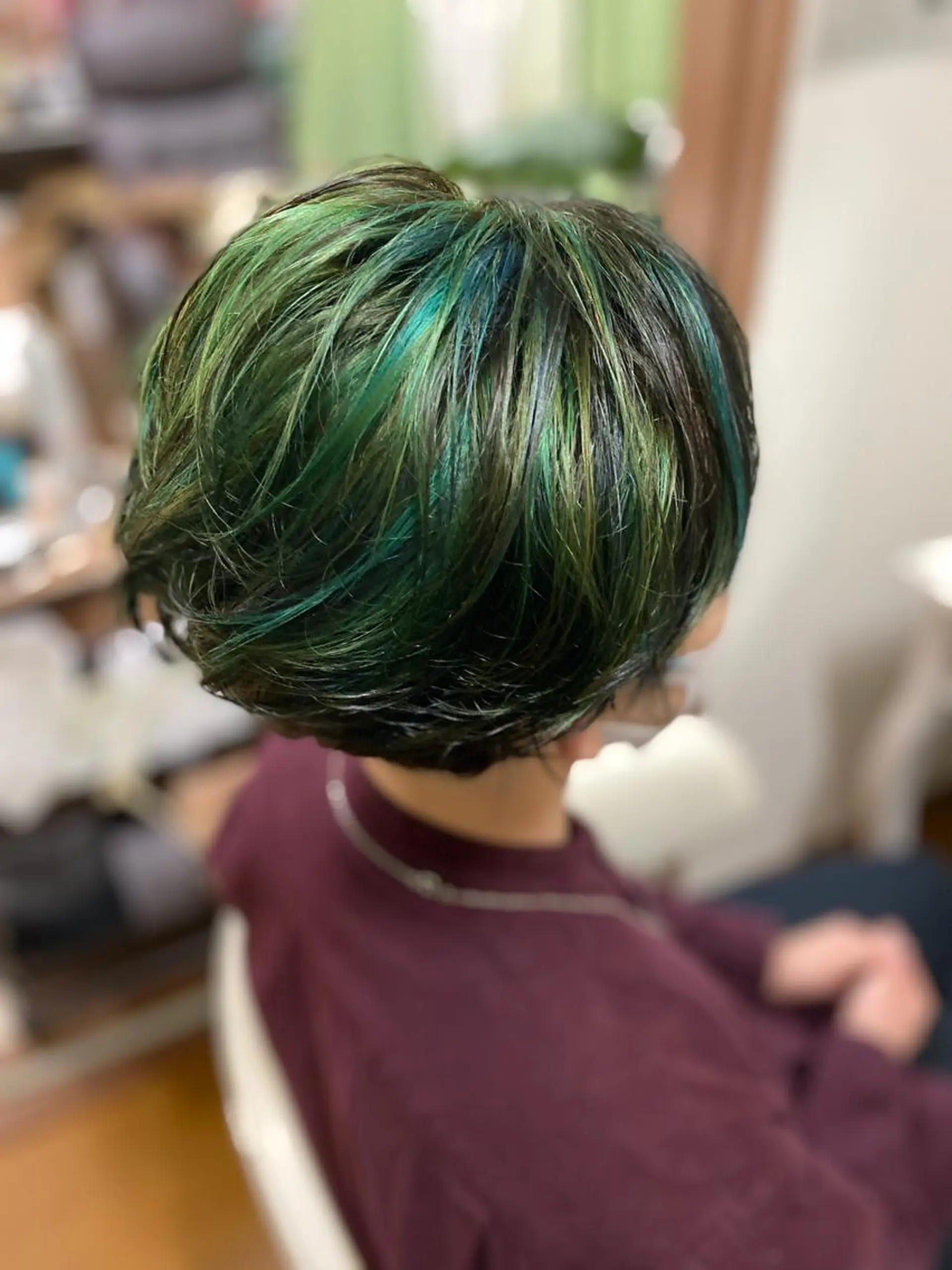 カラー メンズ メンズハイライト ハイライトカラー hairmake Sakura松本真理のヘアスタイル