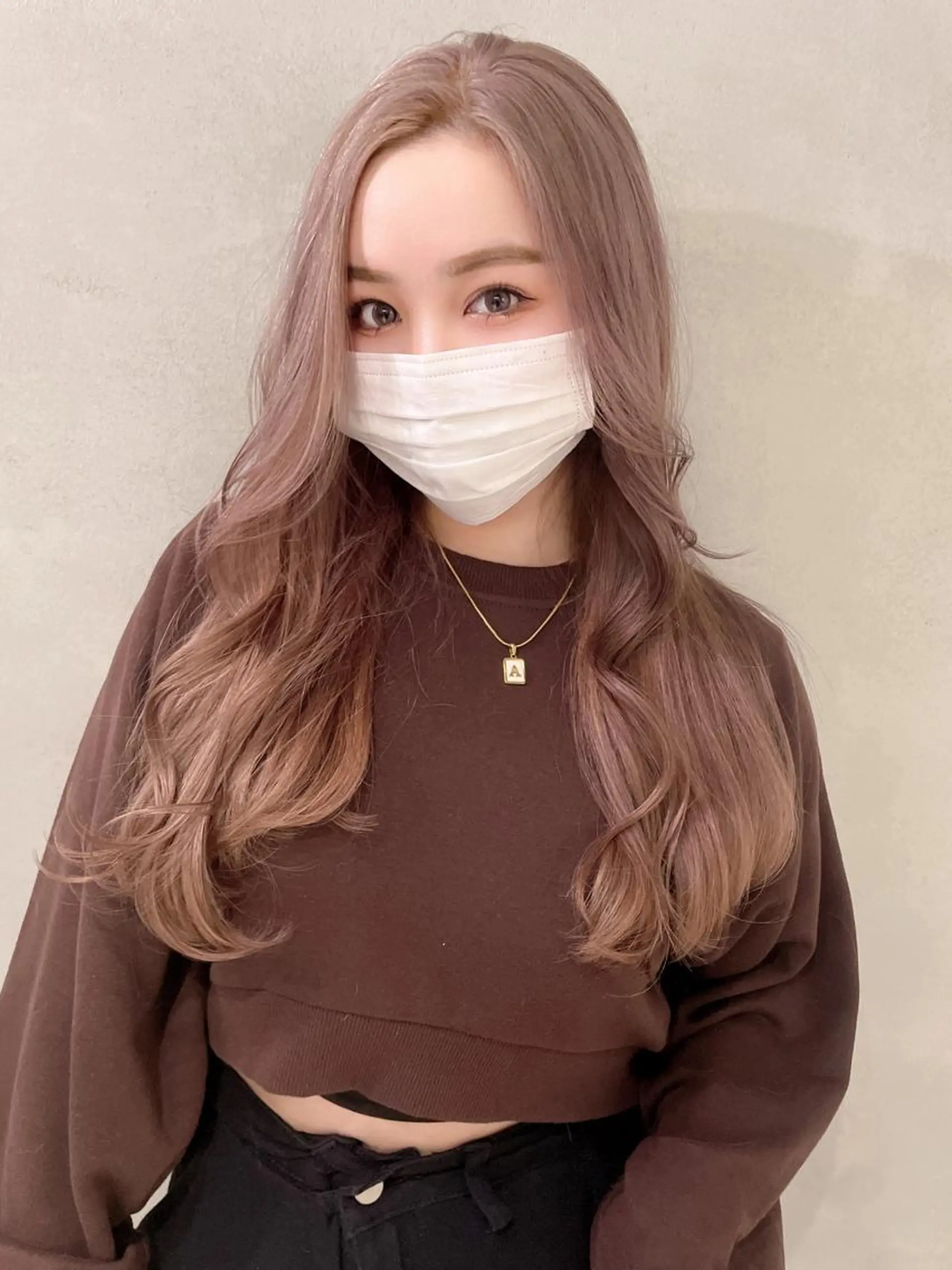 ロング カラー ブリーチ 卒業式のヘアスタイル ヘアカラー 心斎橋/ブリーチ minamiのヘアスタイル