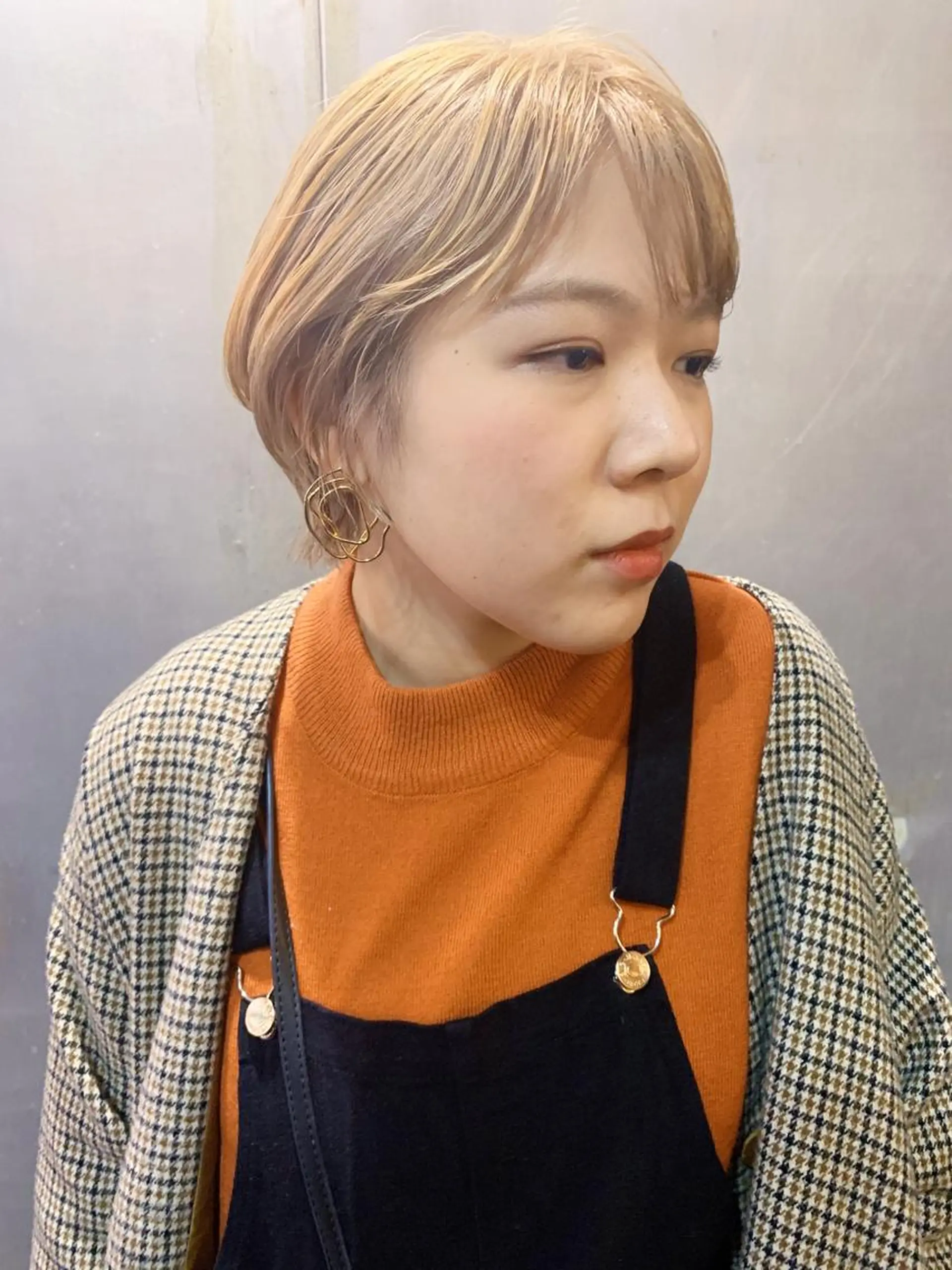 ショート カラー ベージュカラー ホワイトベージュ カット ヘアカラー トリートメント ヘアセット ブリーチカラーNo. 1🌈 RYOGAのヘアスタイル