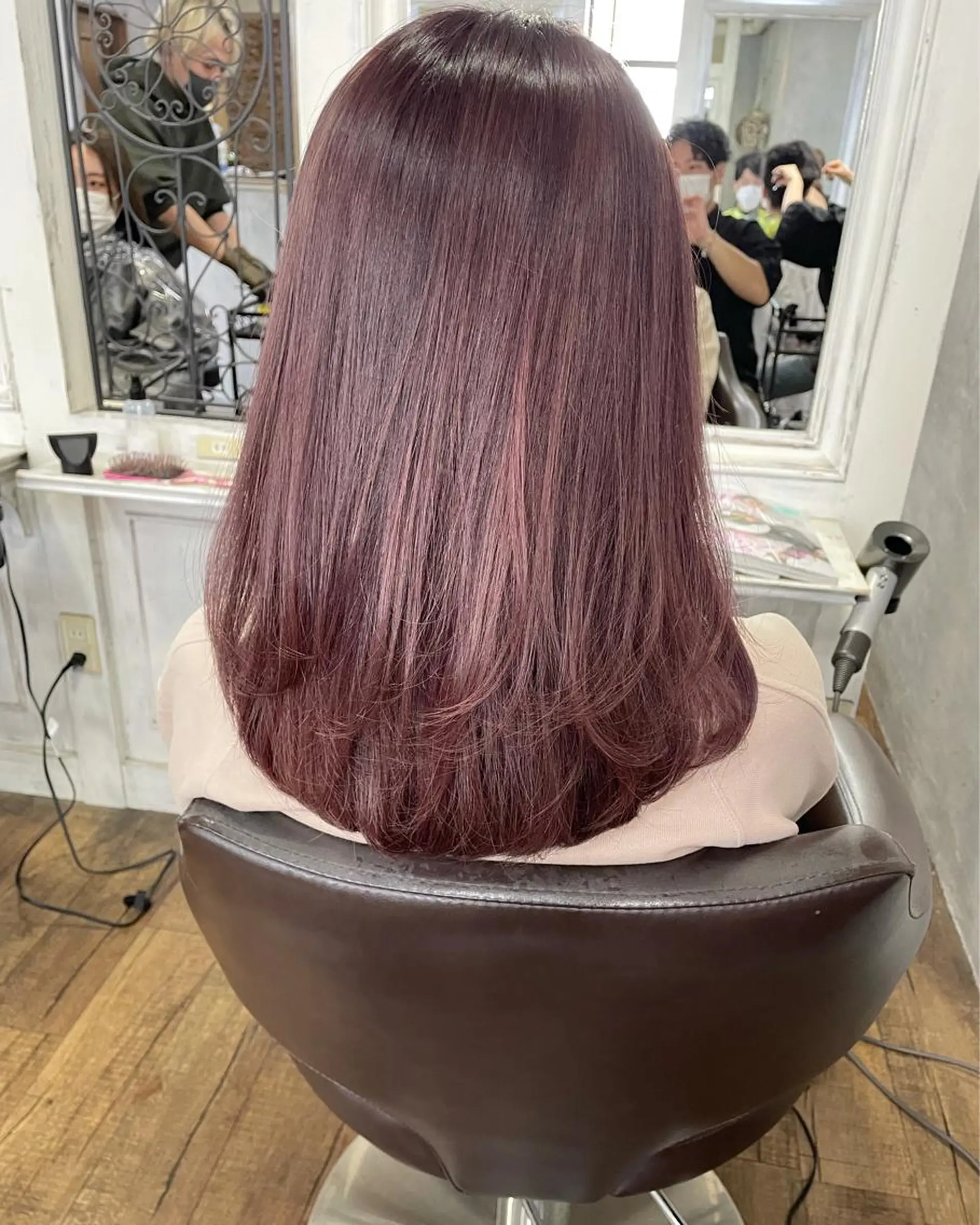 ミディアム カラー カット ヘアカラー 遠藤 拓馬のヘアスタイル