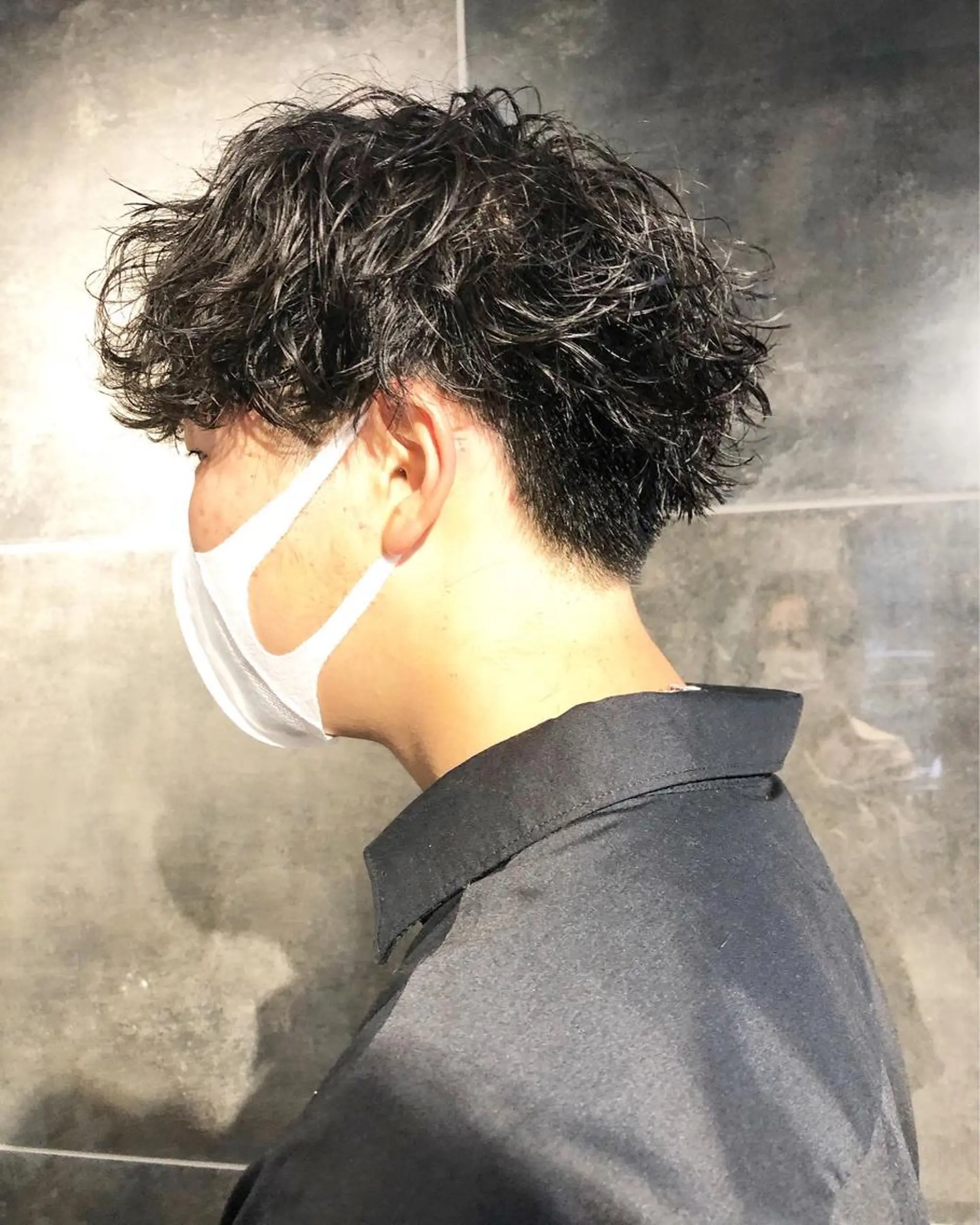 パーマ ヘアアレンジ メンズ カット パーマ トリートメント ヘアセット ainico+所属・メンズ特化✂️栗原 侑也のヘアスタイル