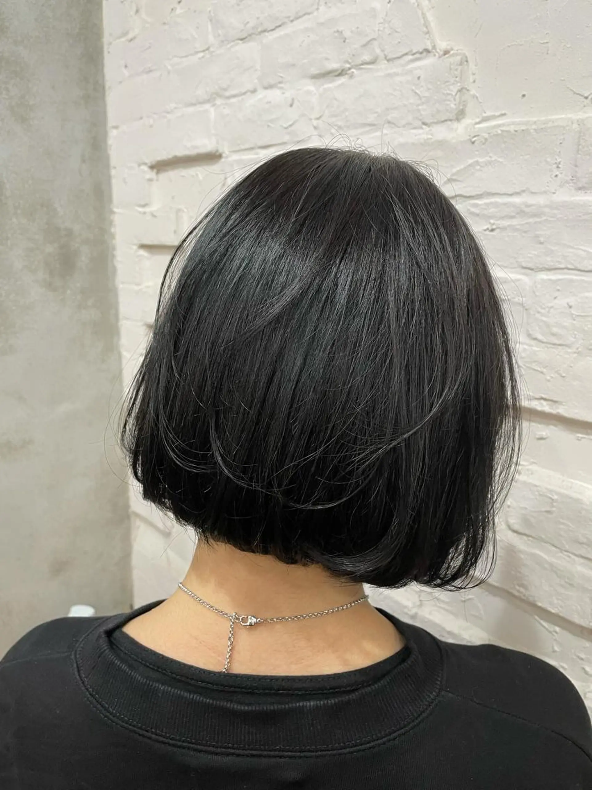 ショート カラー 黒髪 ヘアカラー トリートメント 【ピンク/韓国ヘア/ ヘアセット】亜海のヘアスタイル