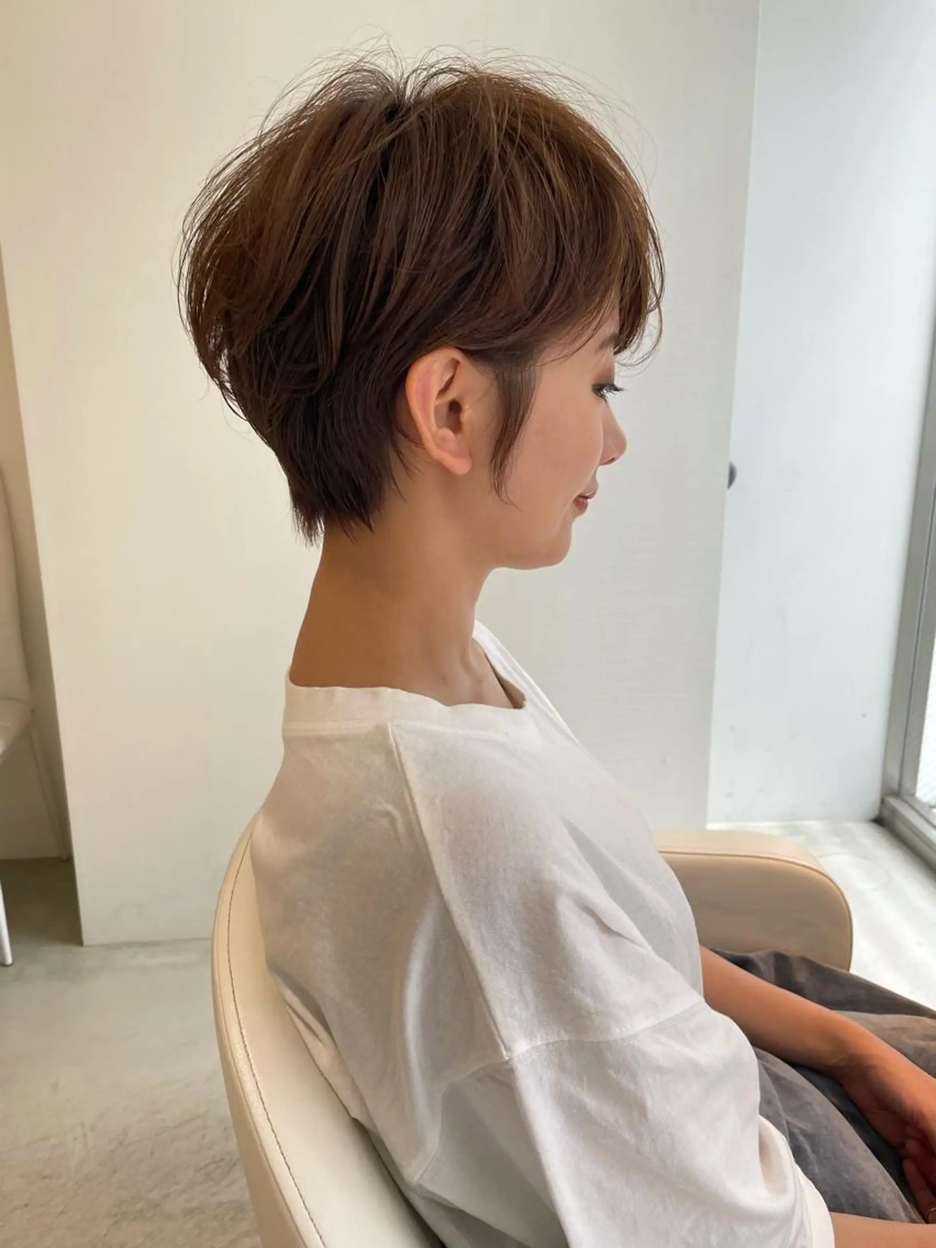 ショート カラー カット LucksiMie 銀座店所属・【韓国　レイヤー 髪質改善✨】かずのヘアスタイル