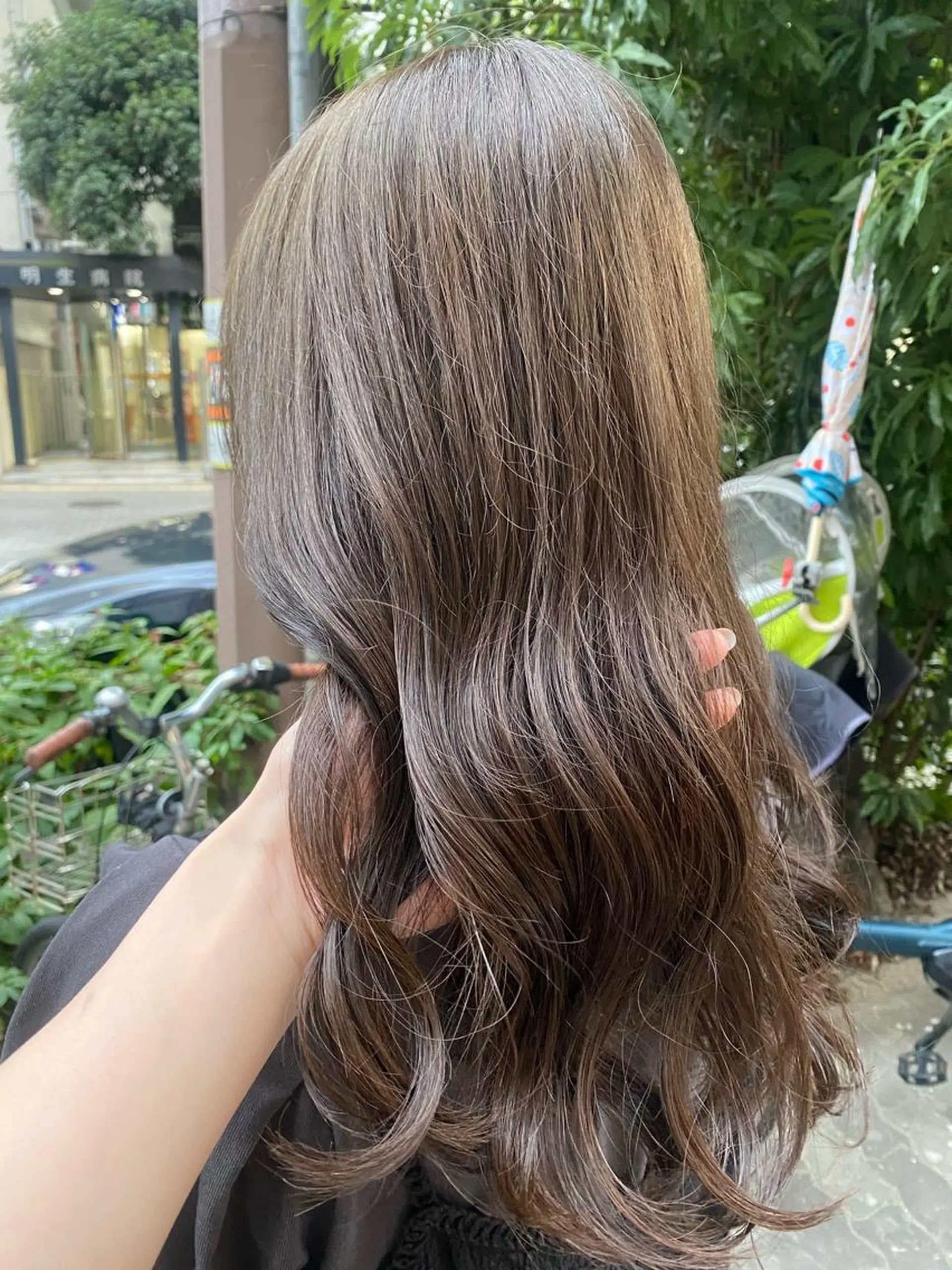ロング ヘアカラー トリートメント ヘッドスパ 大野 美紅のヘアスタイル