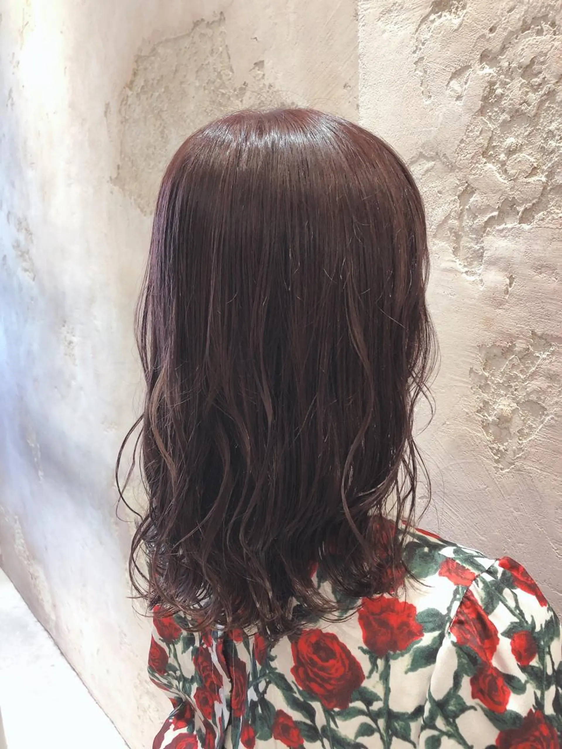 ミディアム カット ヘアカラー トリートメント 代表山口ひな 髪質改善のプロのヘアスタイル