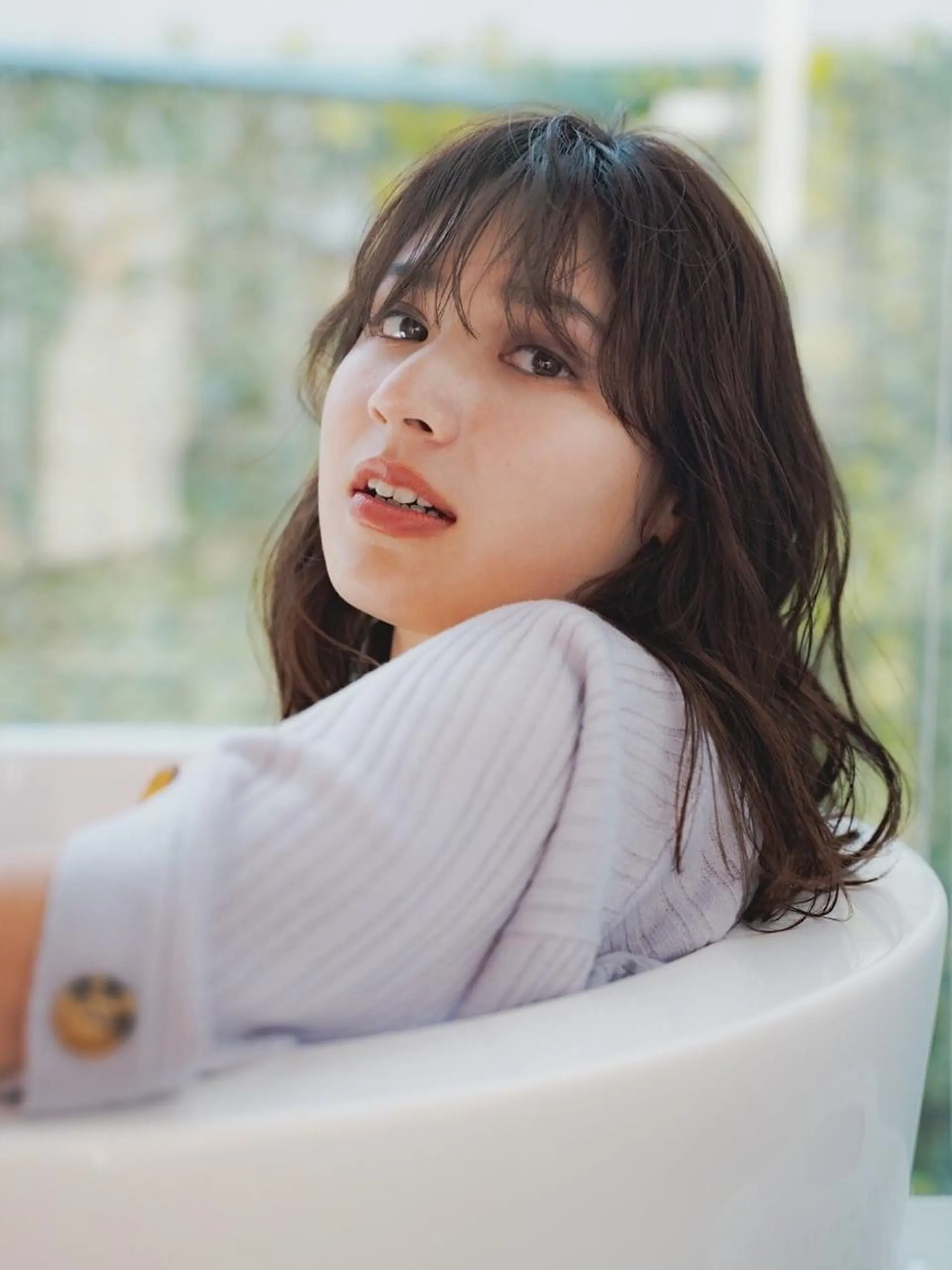 セミロング 柳下 涼のヘアスタイル