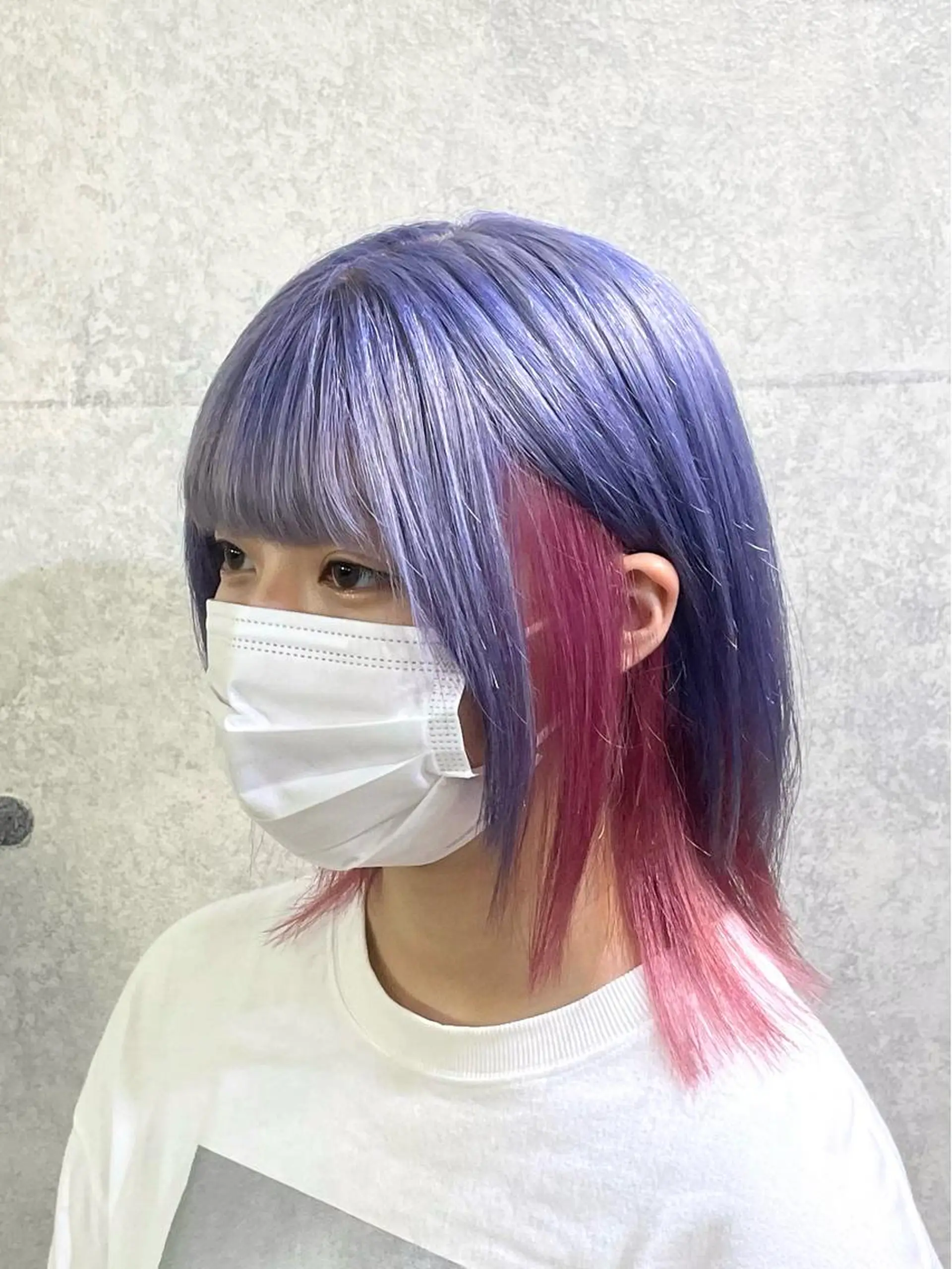 ショート カラー ブリーチ pizzicato pacto所属・ボルドーカラー/ワイ ンレッド/長山遼太郎のヘアスタイル