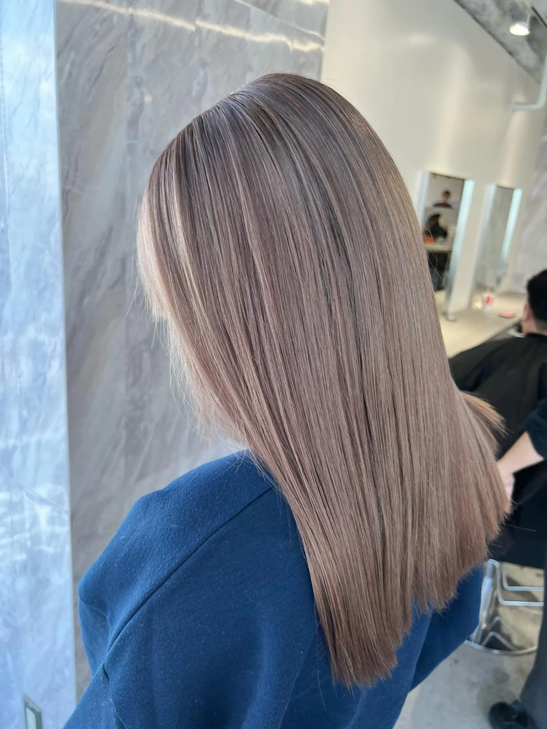 セミロング トリートメント ヘアカラー DAYS 2nd 久木山湧也のヘアスタイル
