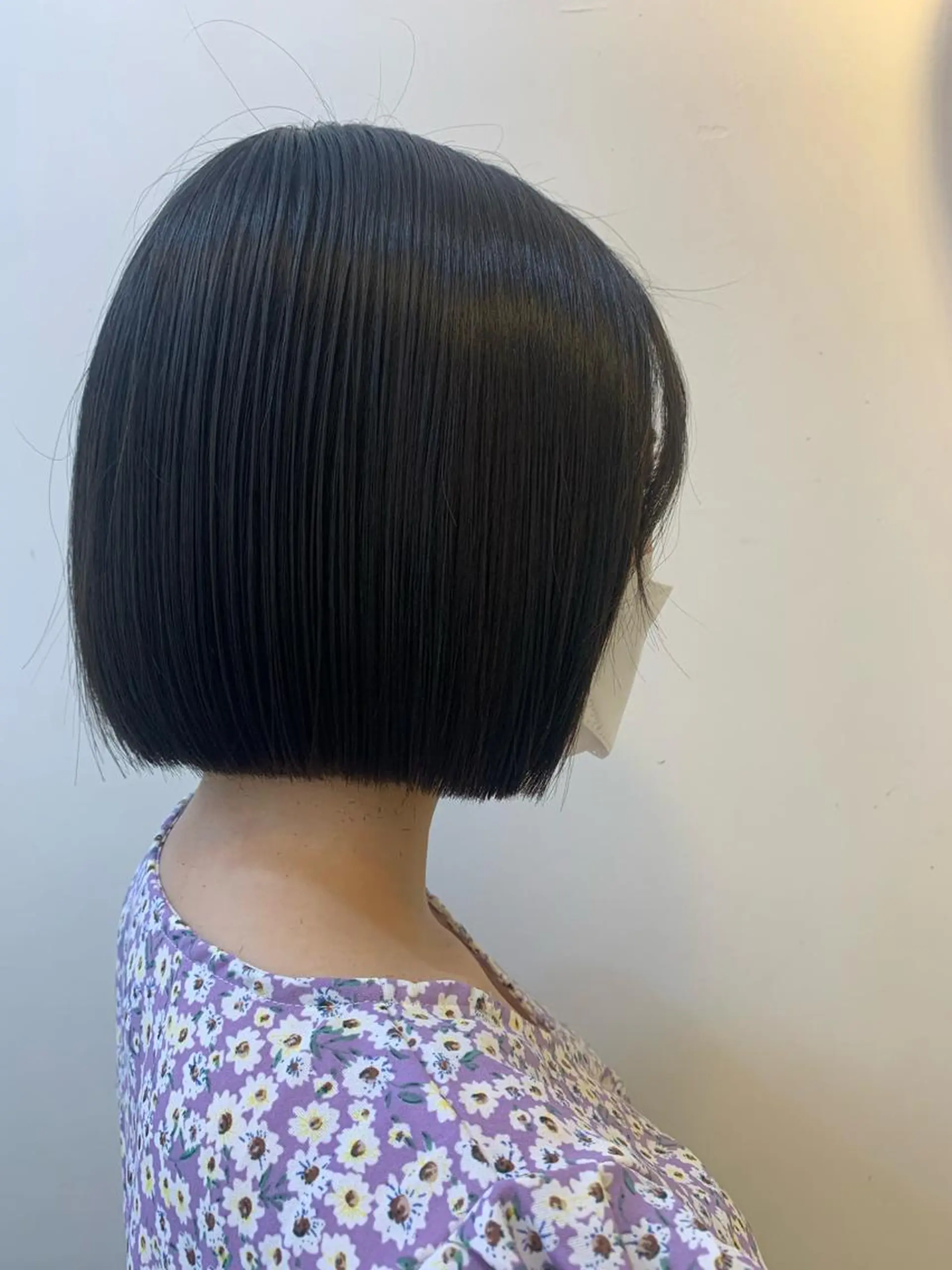 ミディアム 切りっぱなしボブ ボブ トリートメント 小沼采唯👧🏼 海好きオヌちゃんのヘアスタイル