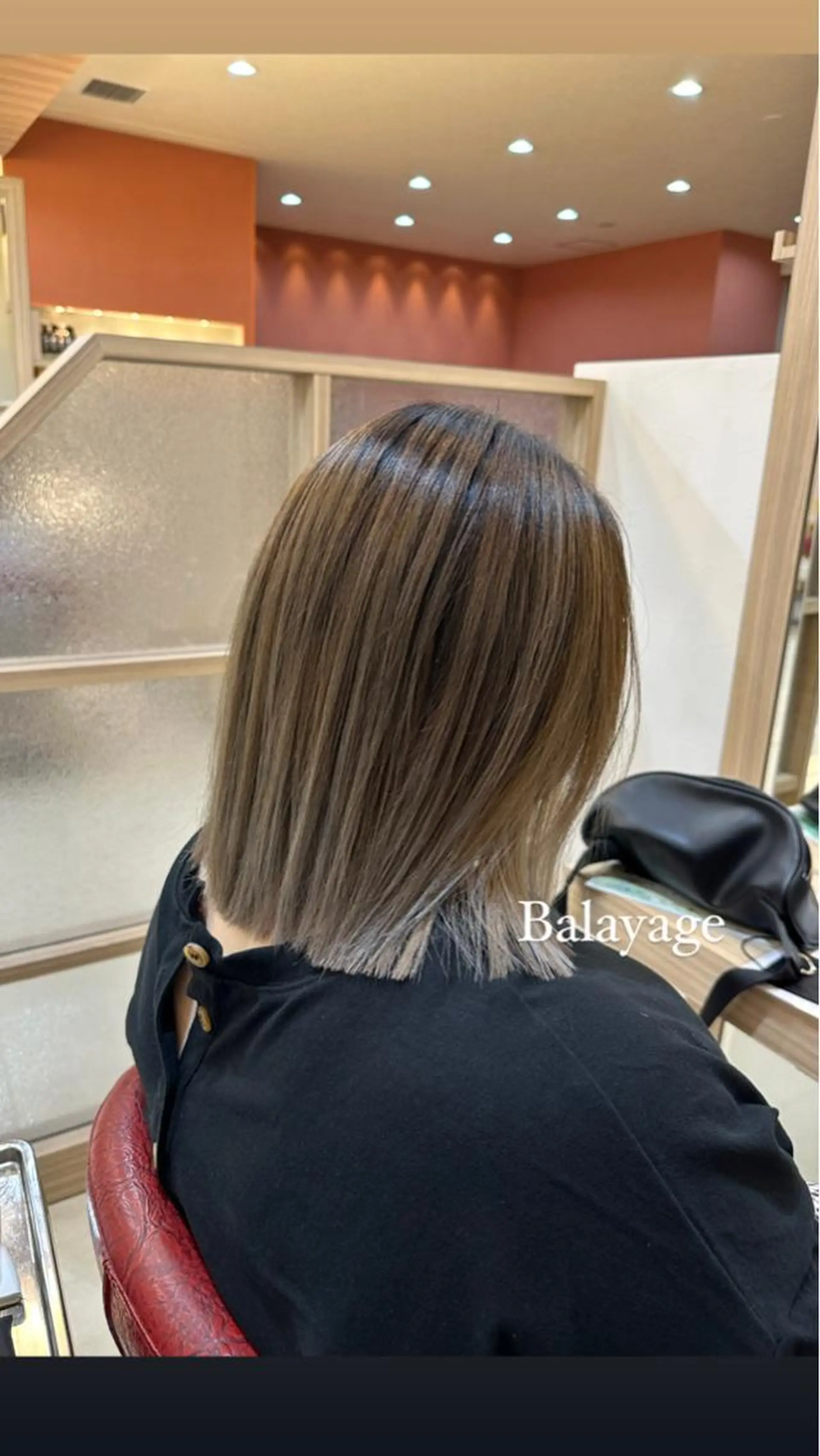 ミディアム カラー プログレス小平小川所属・フェザー/波巻き 雫石大夢のヘアスタイル