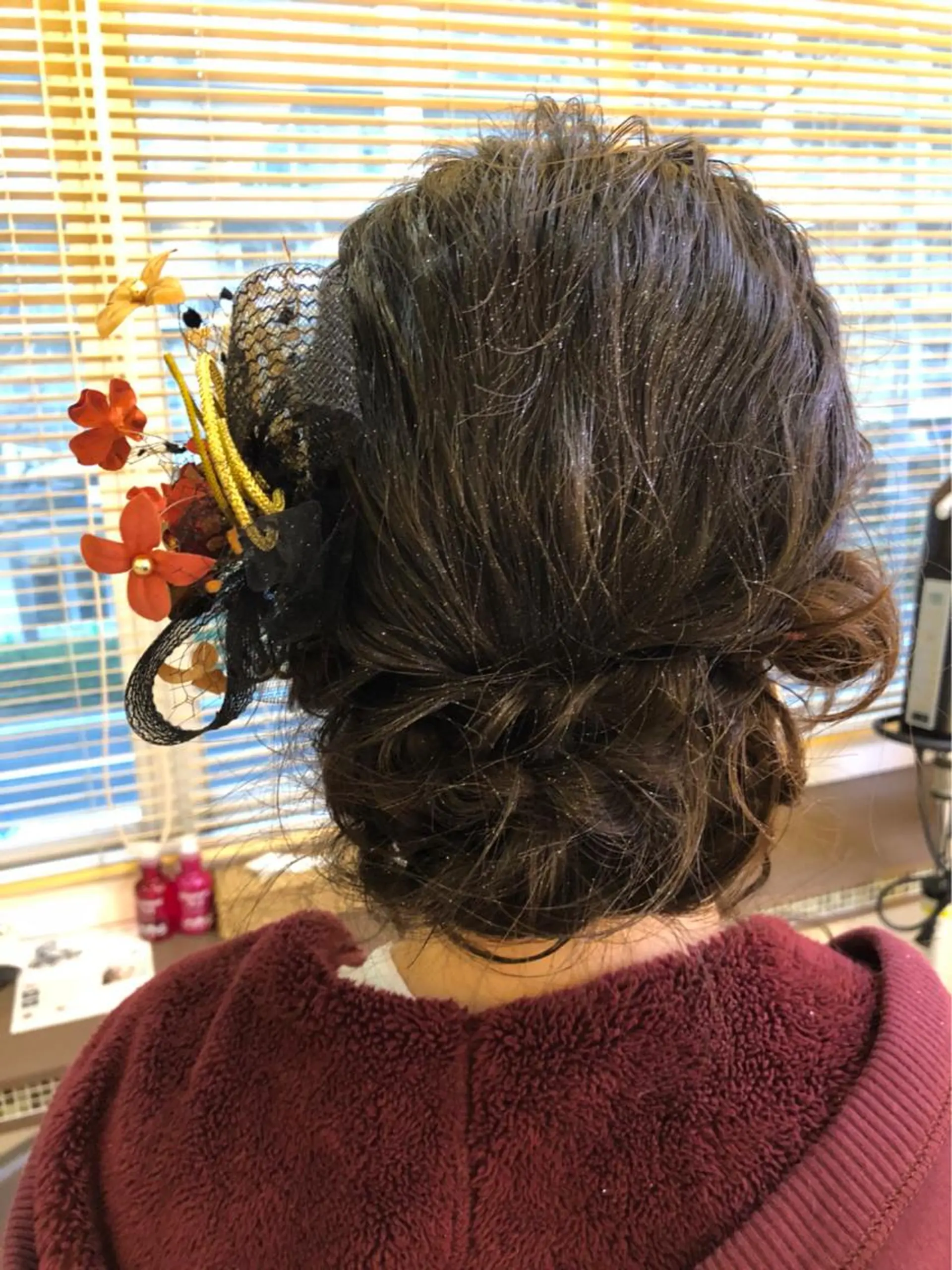 ミディアム ヘアセット ill【イル】天神西通り店所属・髪質改善縮毛矯正/暖 色カラー/ウエダカナのヘアスタイル