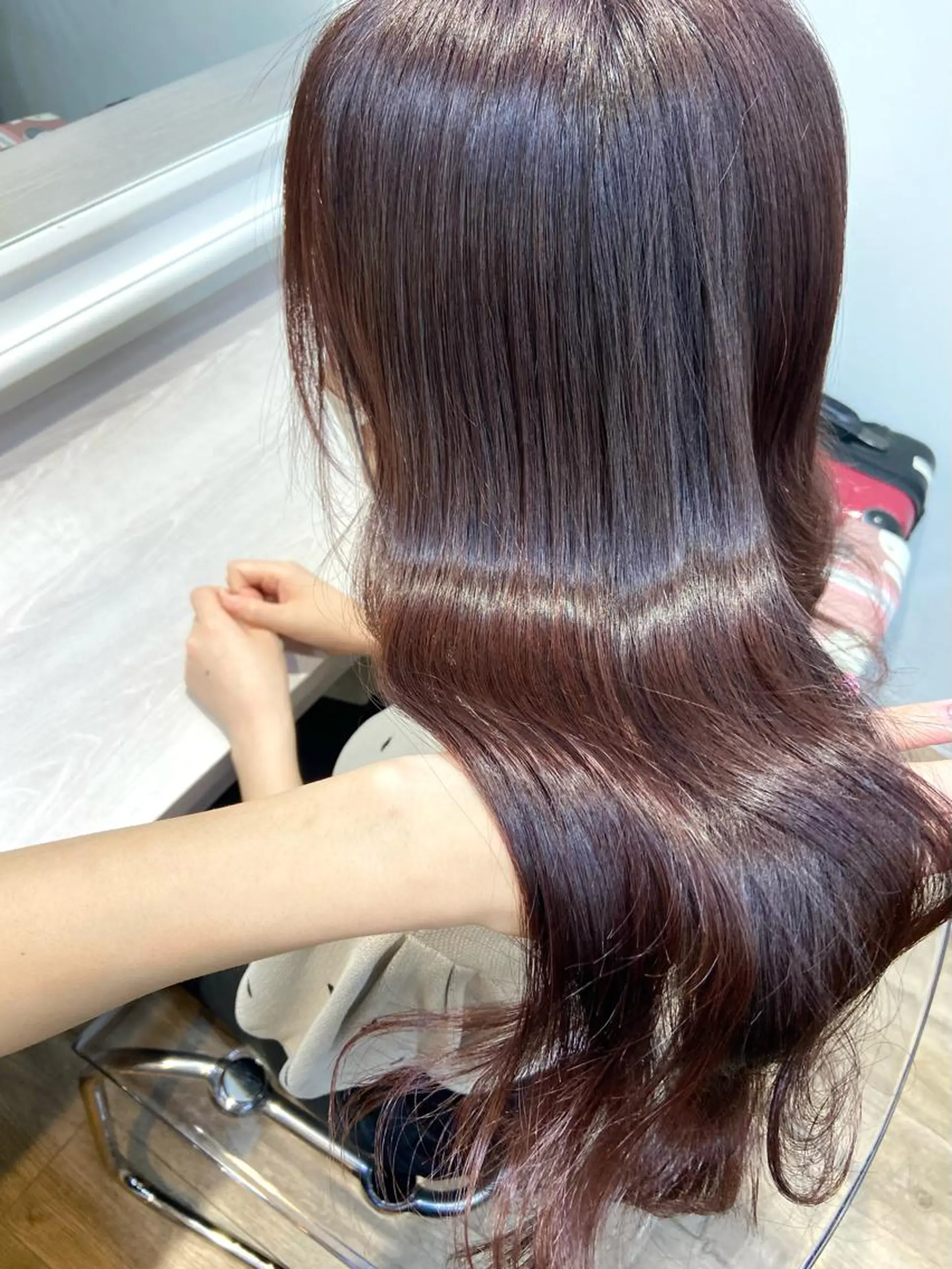 ロング カラー ベージュカラー ブリーチ ケアブリーチ 透明感カラー ダブルカラー mai 🥀 パーマモデル募集🌀のヘアスタイル