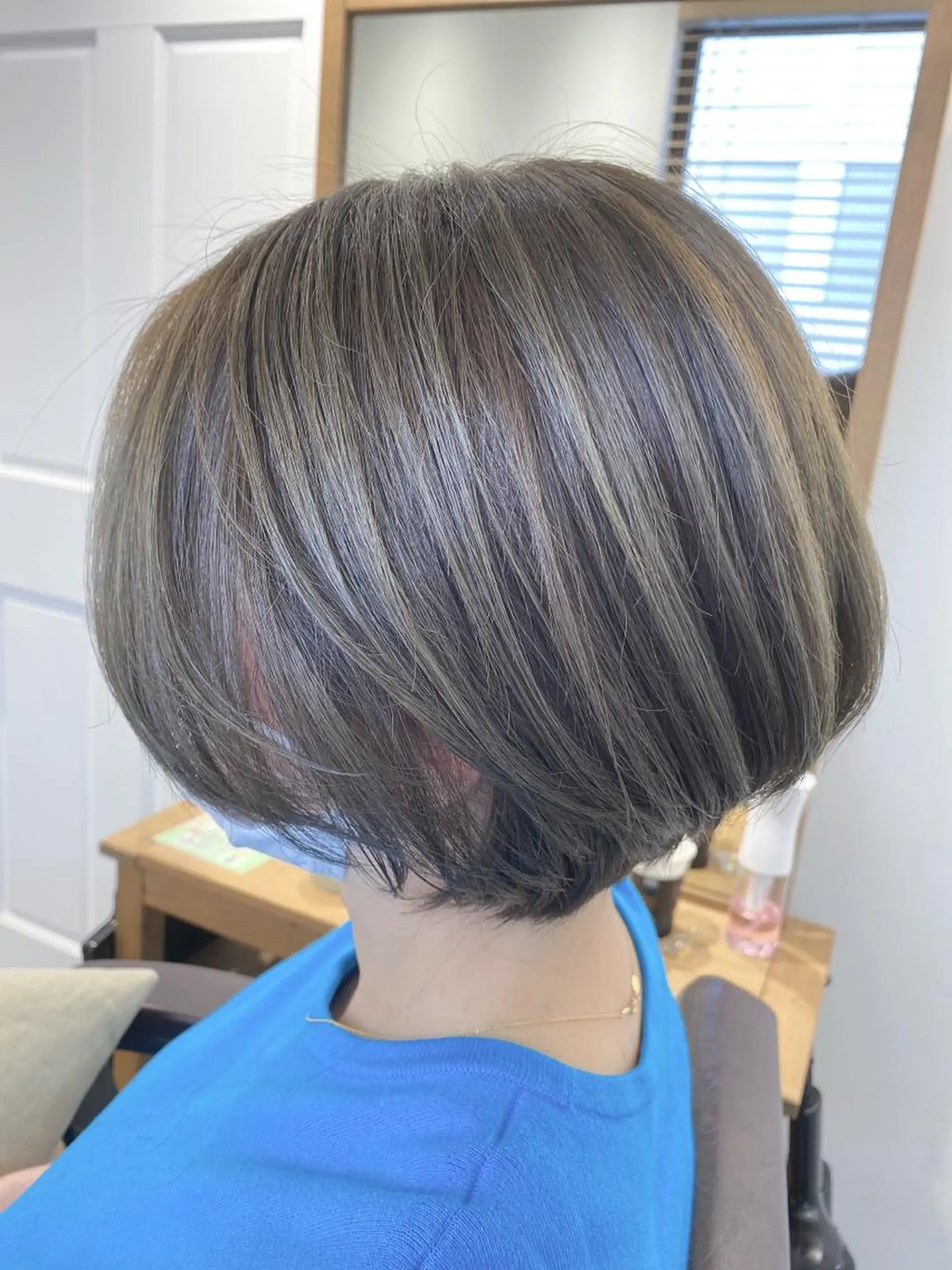 ショート カラー カット ヘアカラー トリートメント GO TODAY SHAiRE SALON 横須賀所属・ハイライト⭐️上野 高広のヘアスタイル