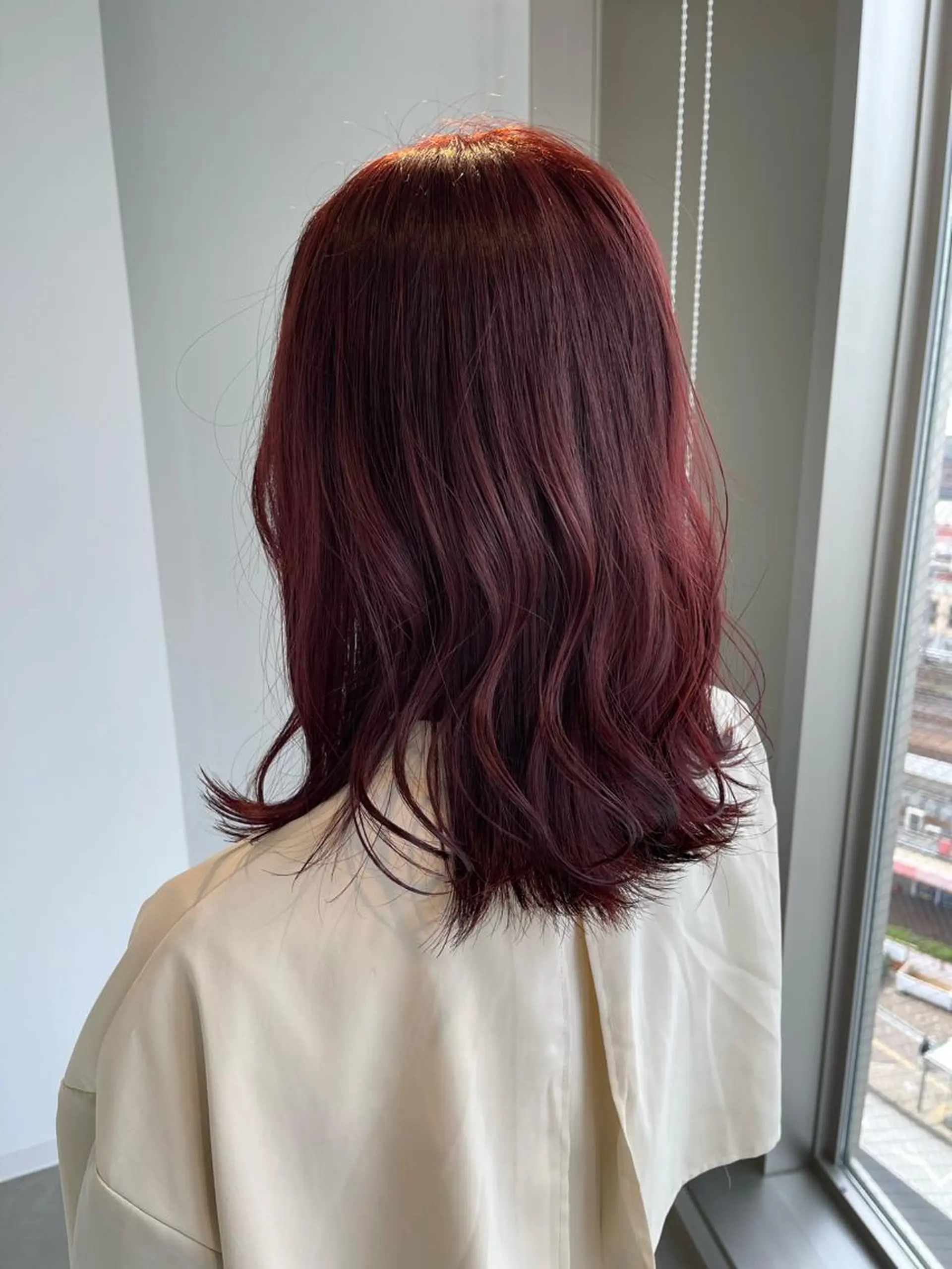 セミロング カラー 店長 MANAMI /ブリーチ/骨格ボブのヘアスタイル