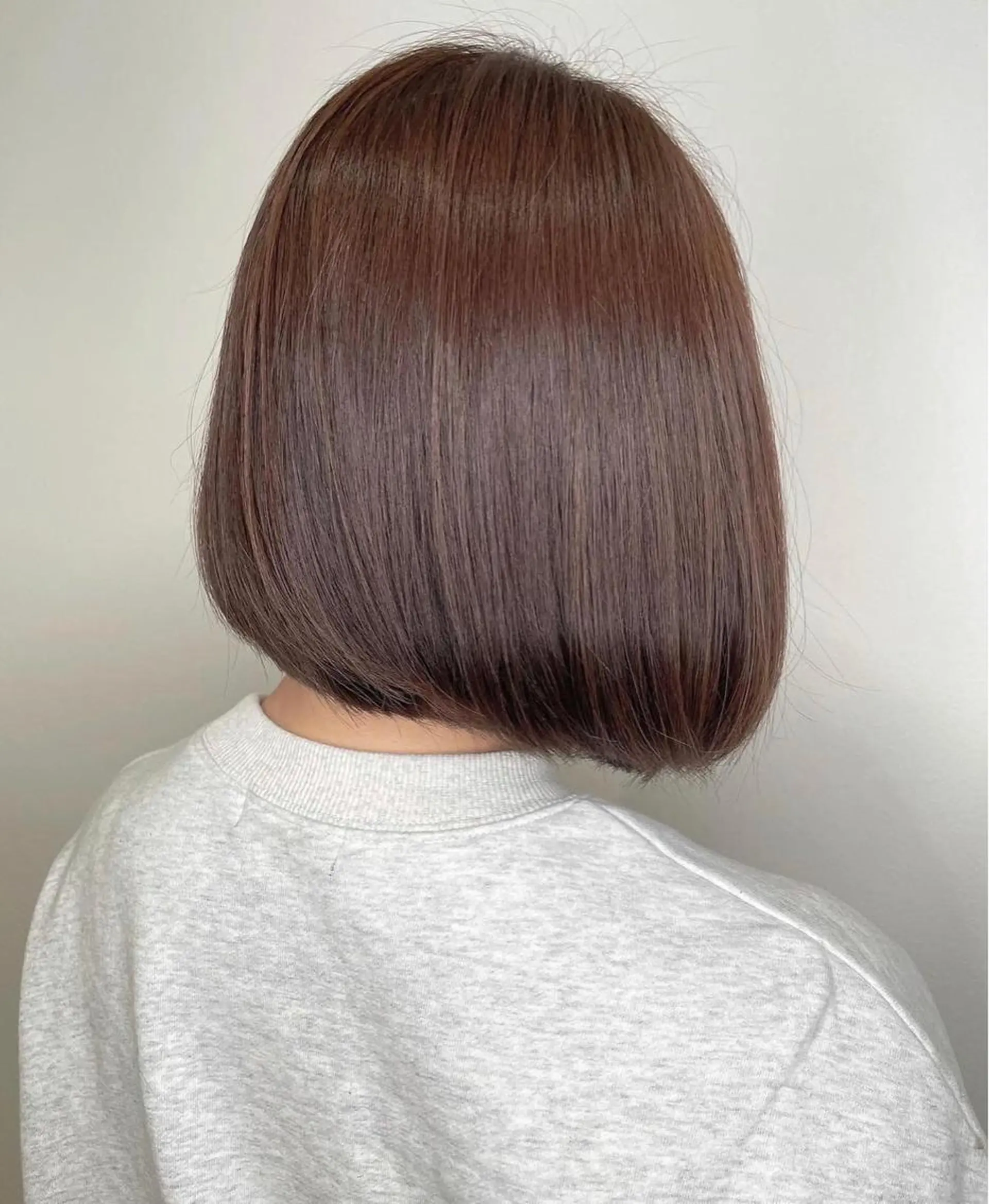 ミディアム カラー アッシュ 透明感カラー バイオレットカラー ボブ 外国人風カラー カット ヘアカラー トリートメント 河合秀明/ショート /ボブ/レイヤーのヘアスタイル