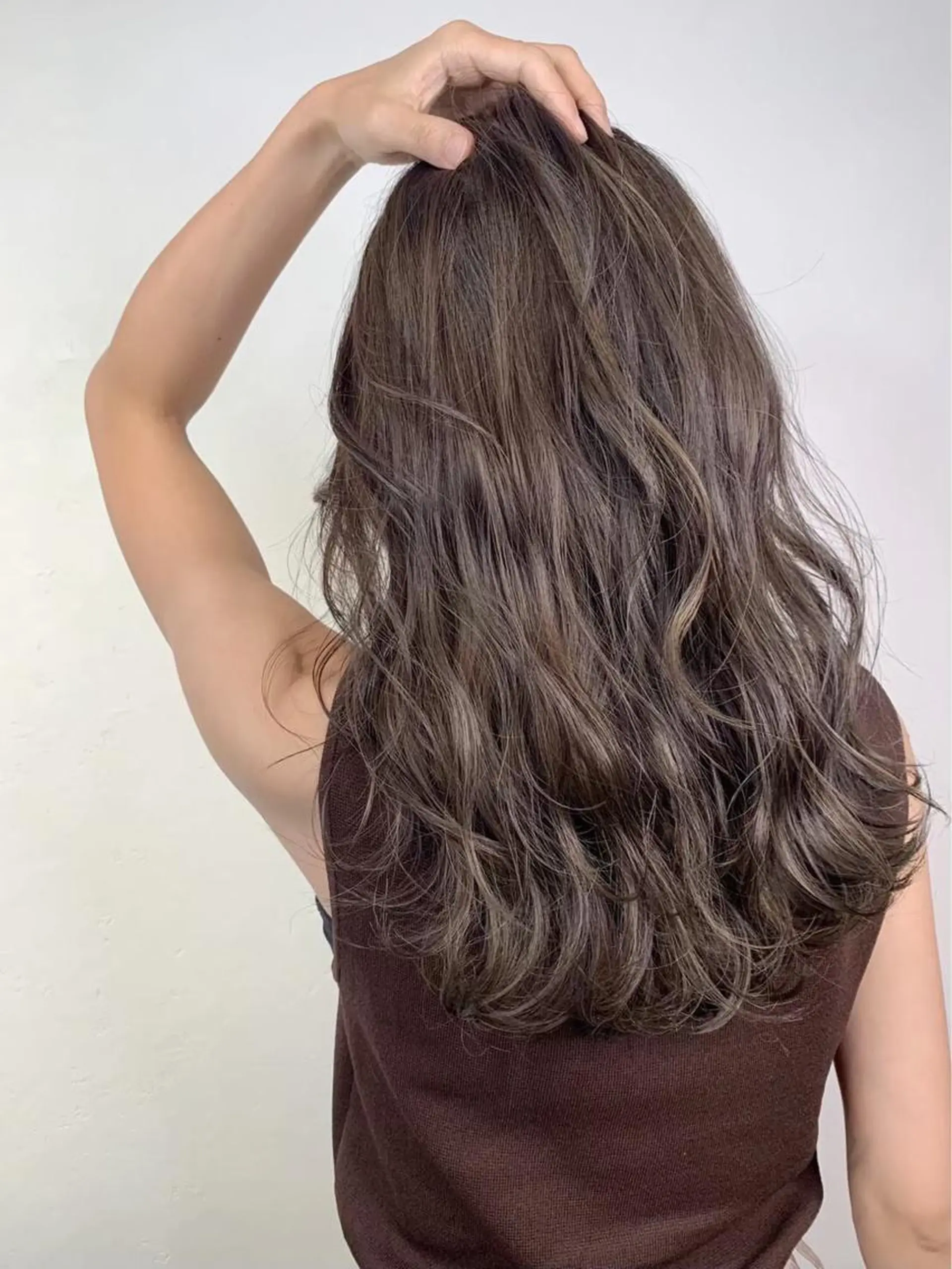ロング カラー パーマ ヘアアレンジ メンズ キッズ マツエク・マツパ foi. 　(フォワ)所属・🇰🇷韓×中くびれ ヘア森田和貴のヘアスタイル
