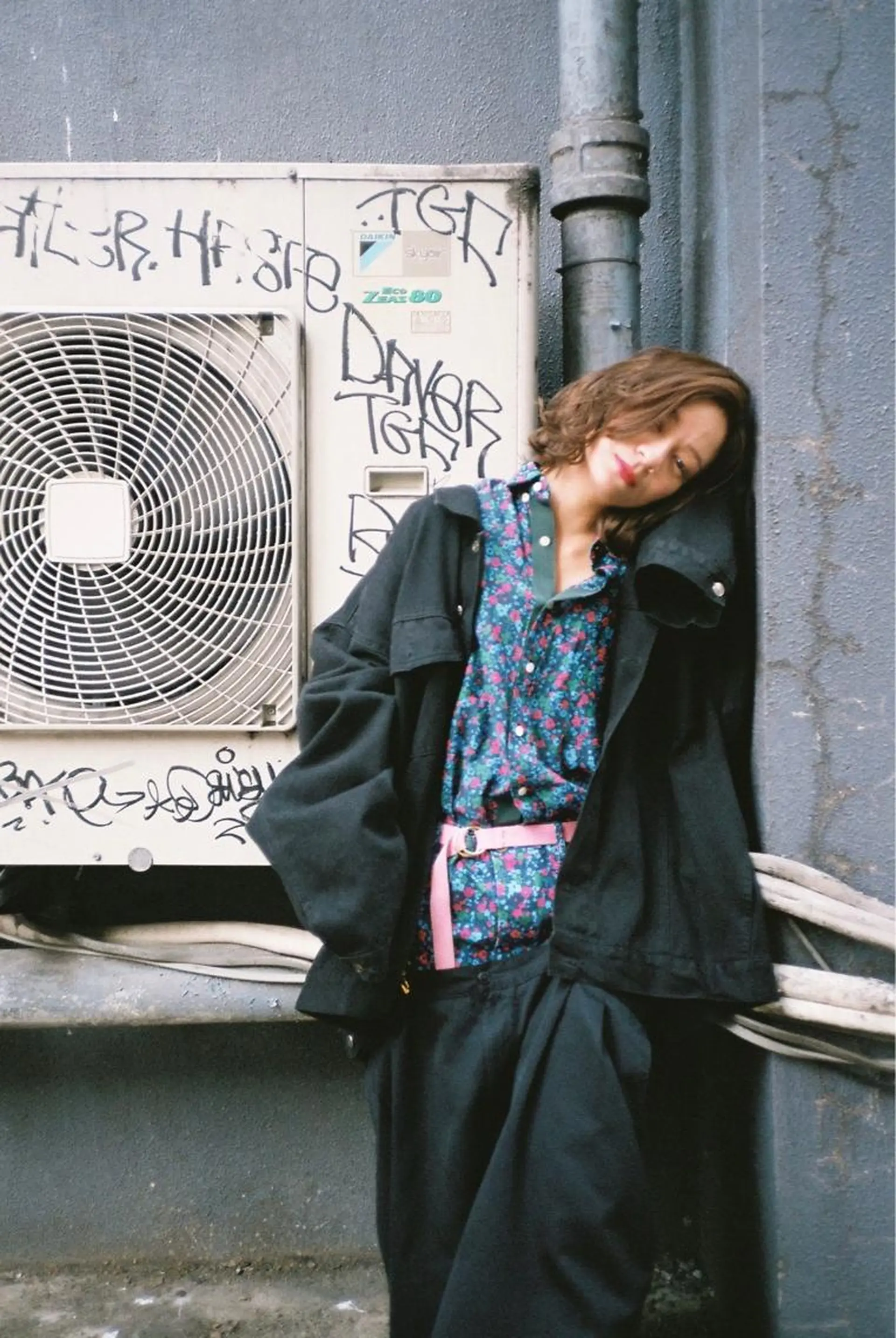 ミディアム カラー 丸山 晶平のヘアスタイル