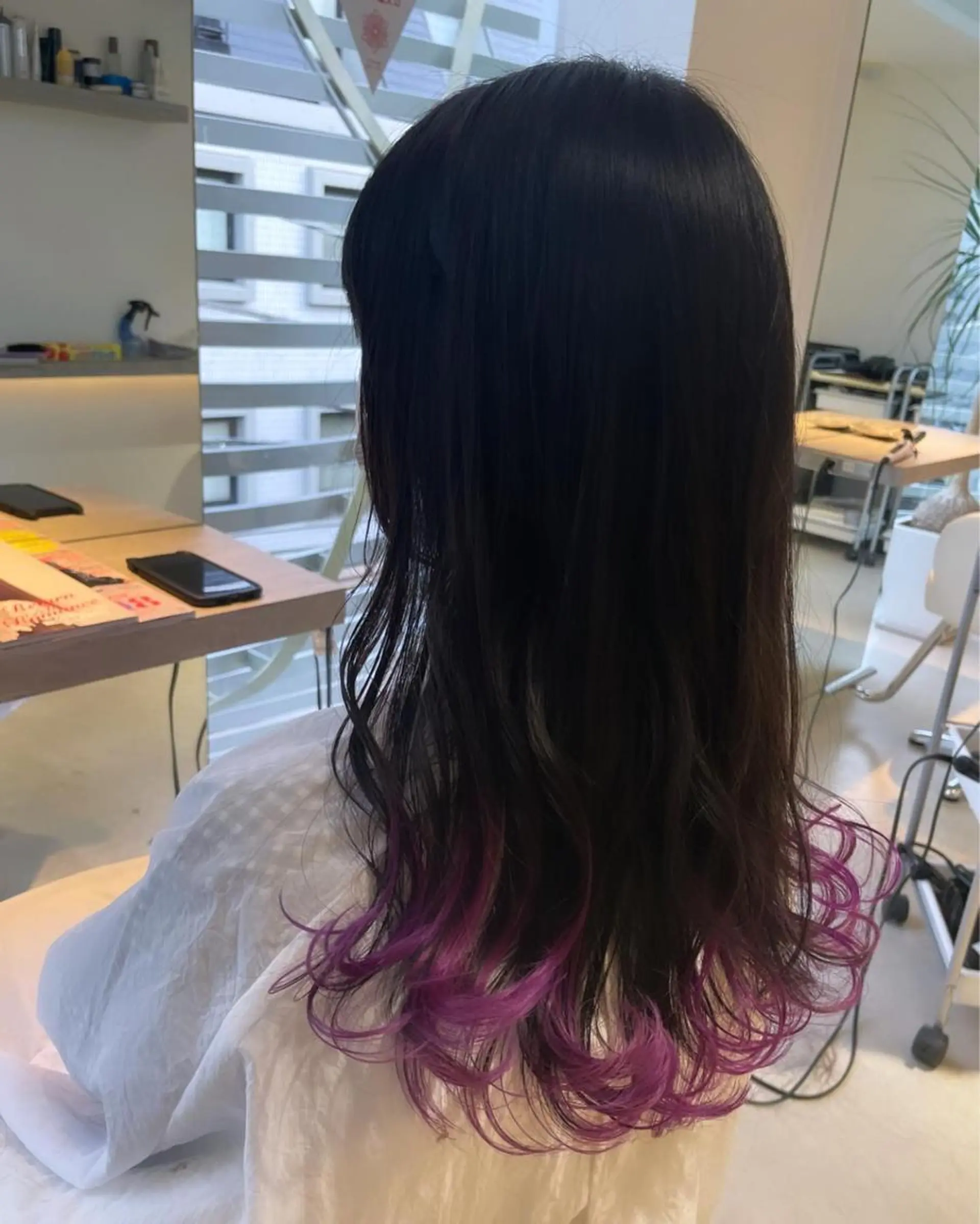 セミロング カラー パーマ ヘアカラー ✨髪のソムリエ✨ 岩川和生（店長）🦄のヘアスタイル