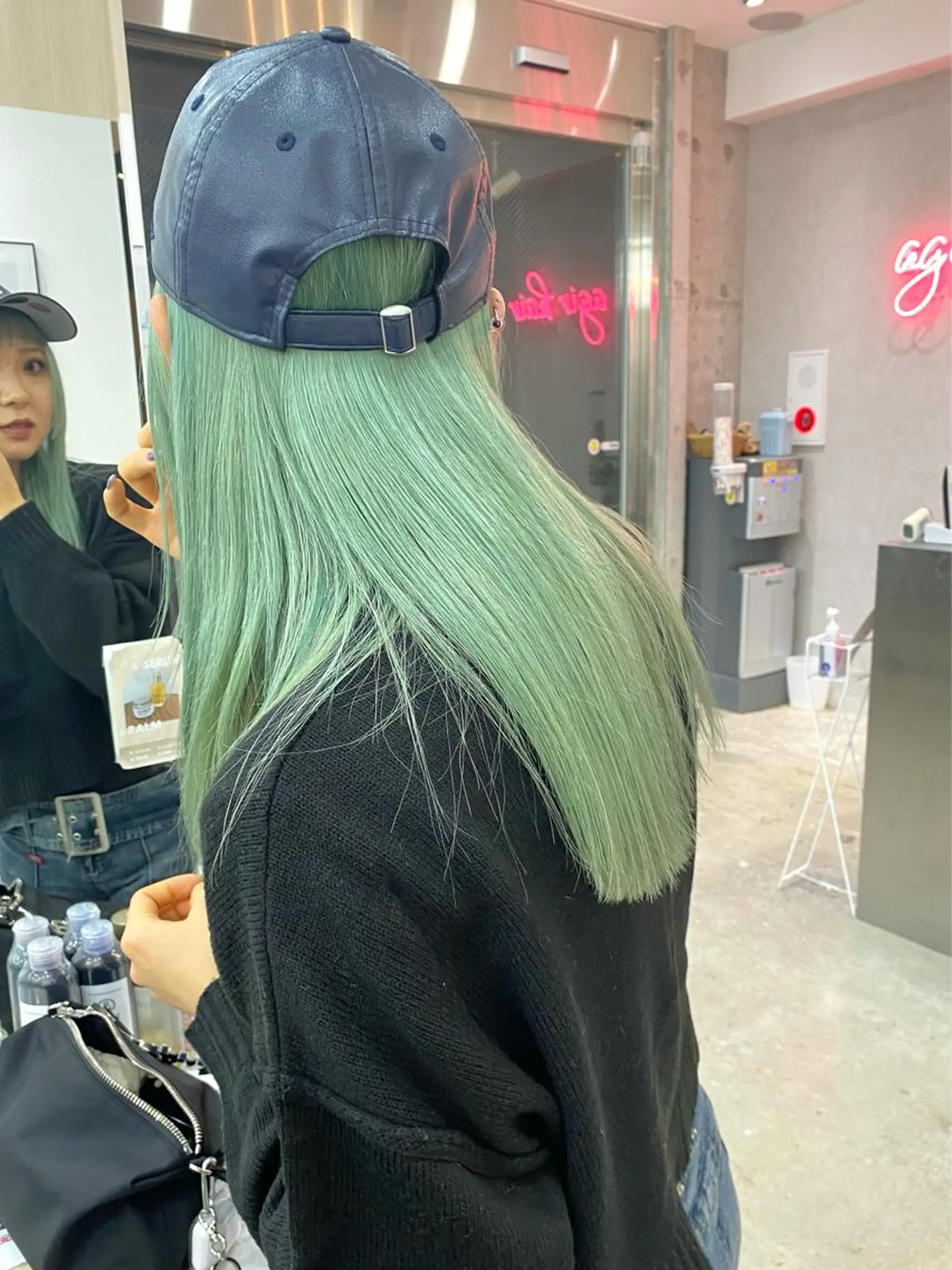 ロング カラー ヘアカラー ♡韓国風ヘア 🐈♡MIHOのヘアスタイル